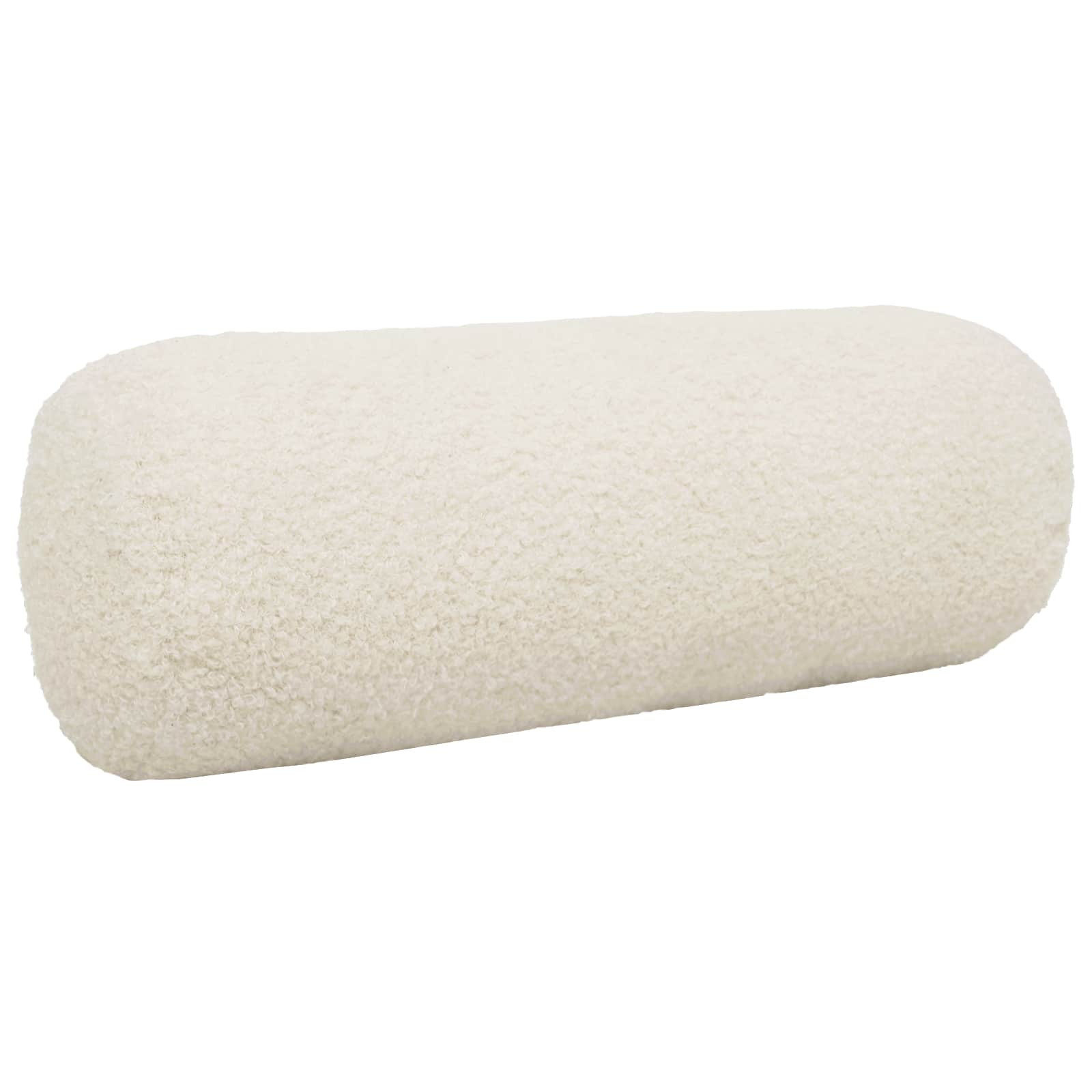 Federa 6 pcs HEERLEN Crema Ø 15 x 40 cm Bouclé