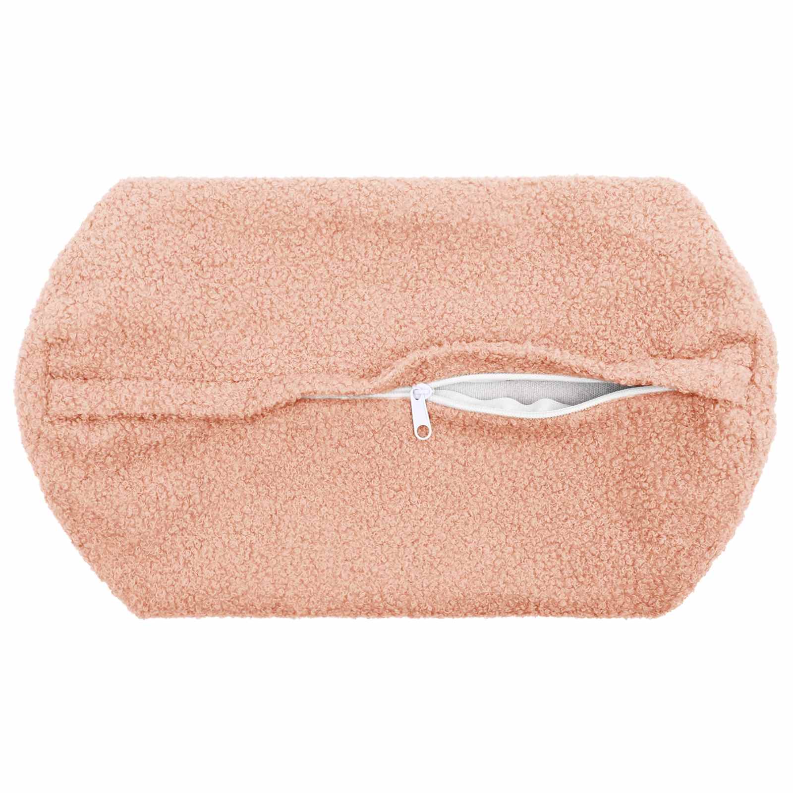 Federa 6 pcs HEERLEN Rosa Ø 15 x 40 cm Bouclé