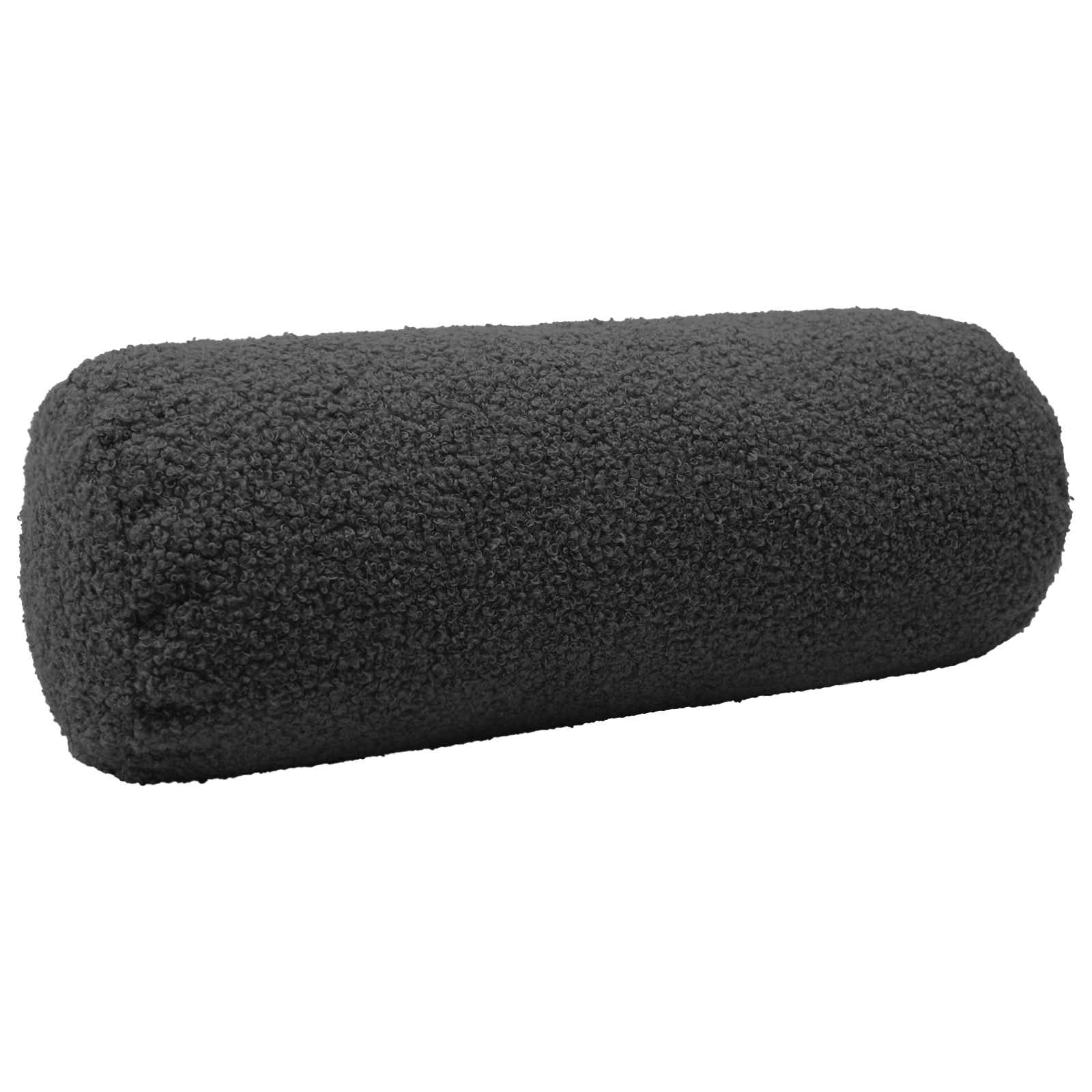 Federa 2 pcs HEERLEN Grigio Scuro Ø 15 x 40 cm Bouclé