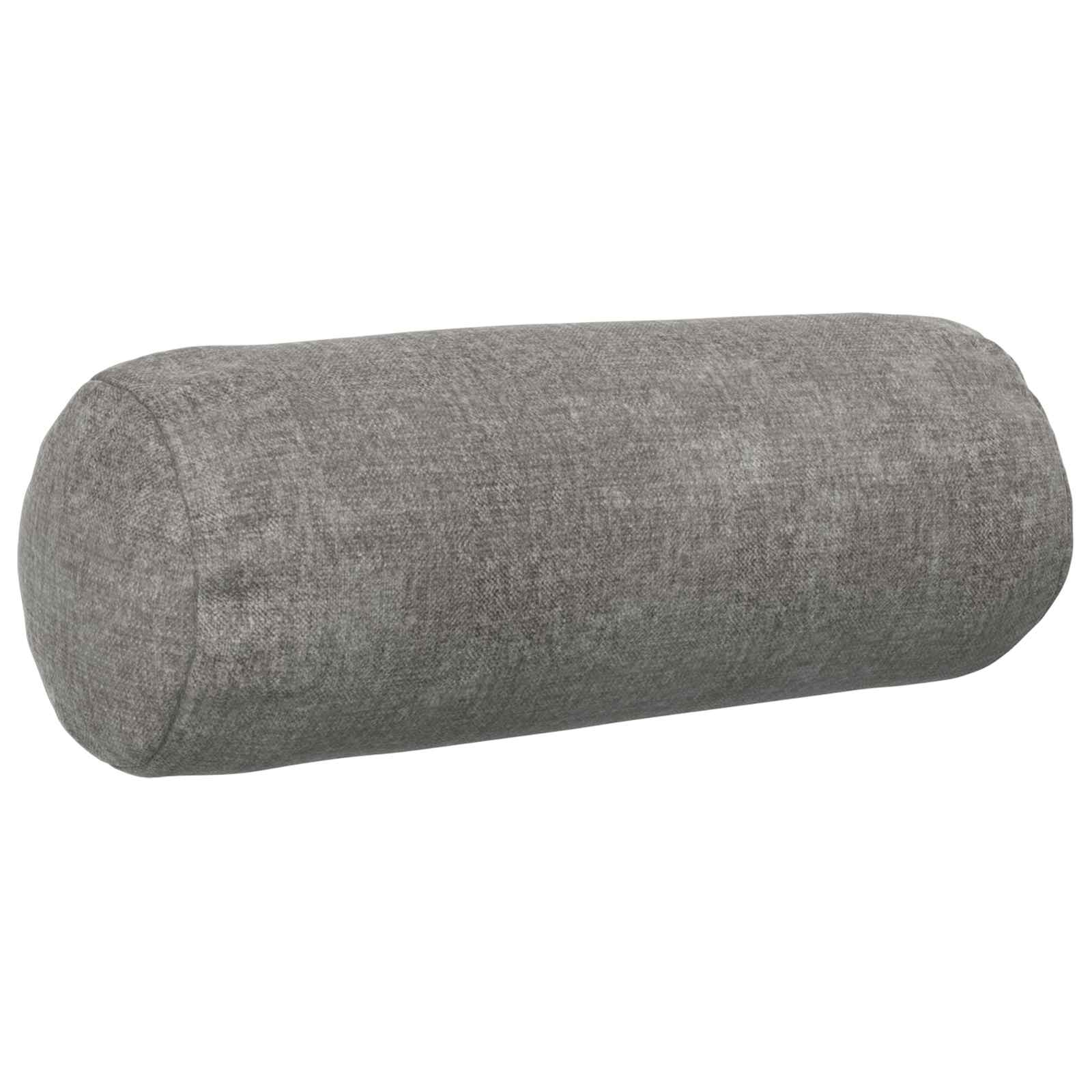 Federa 6 pz HEERLEN Grigio Scuro Ø 15 x 40 cm Tessuto Chenille