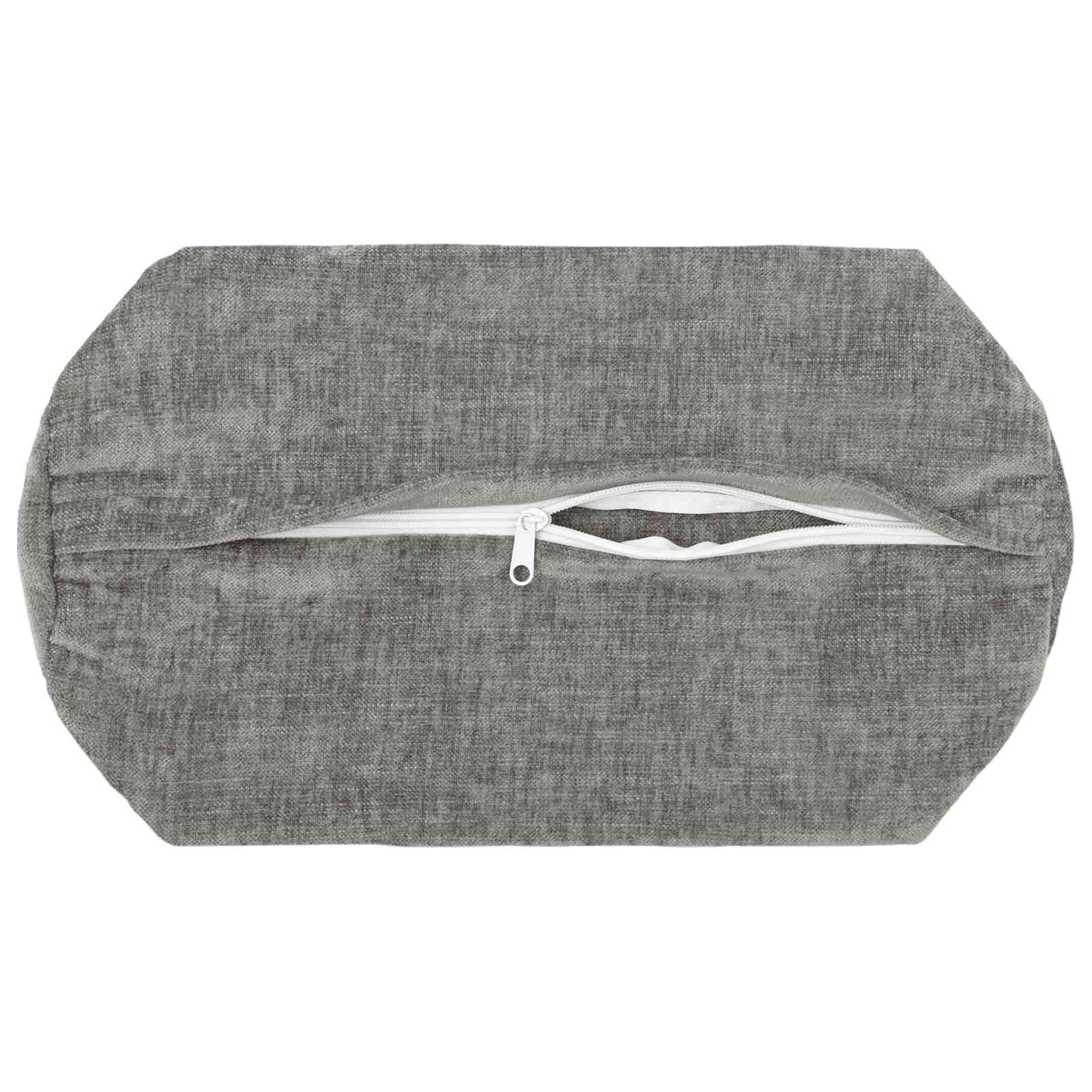 Federa 6 pz HEERLEN Grigio Scuro Ø 15 x 40 cm Tessuto Chenille