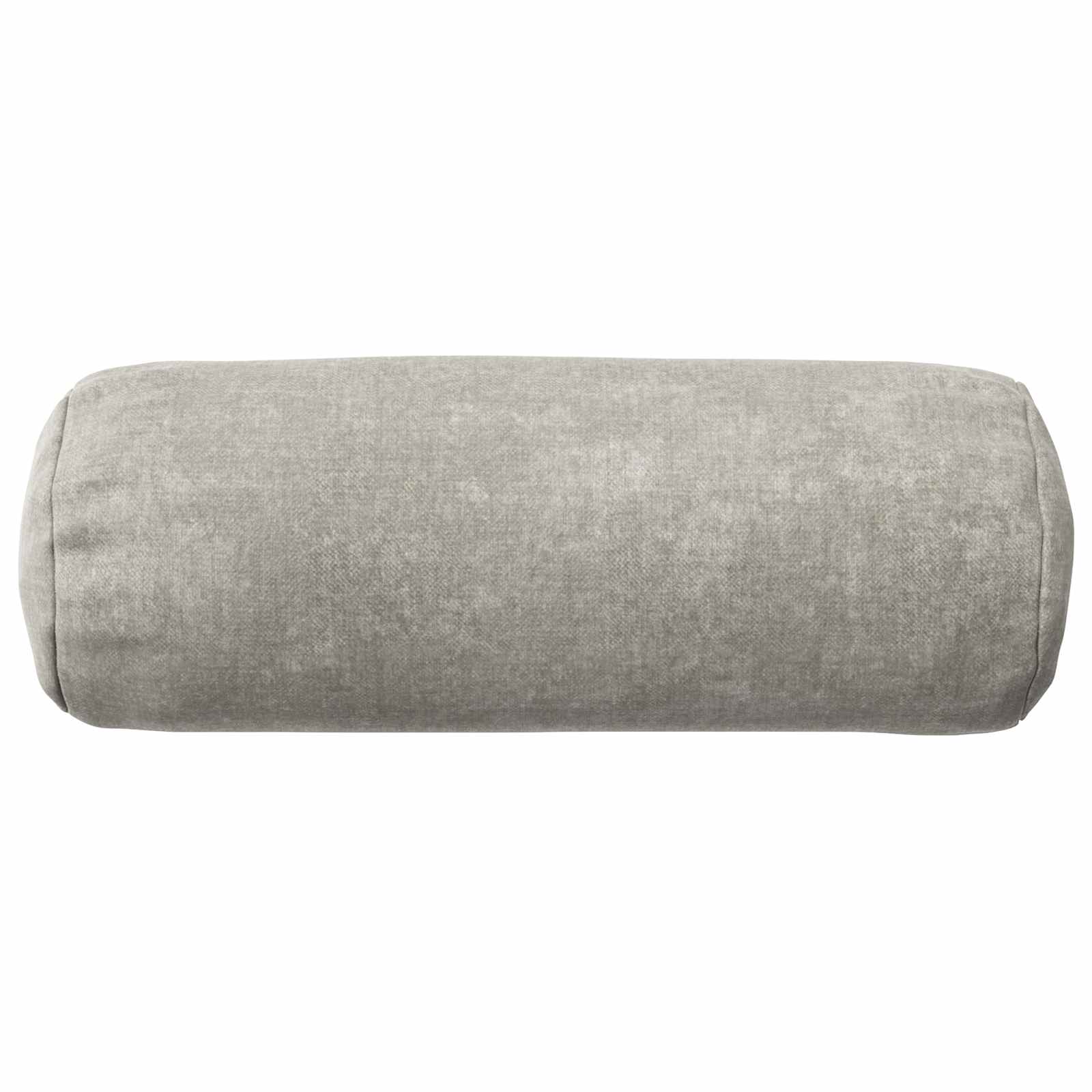 Federa 6 pz HEERLEN Grigio Chiaro Ø 15 x 40 cm Tessuto Chenille