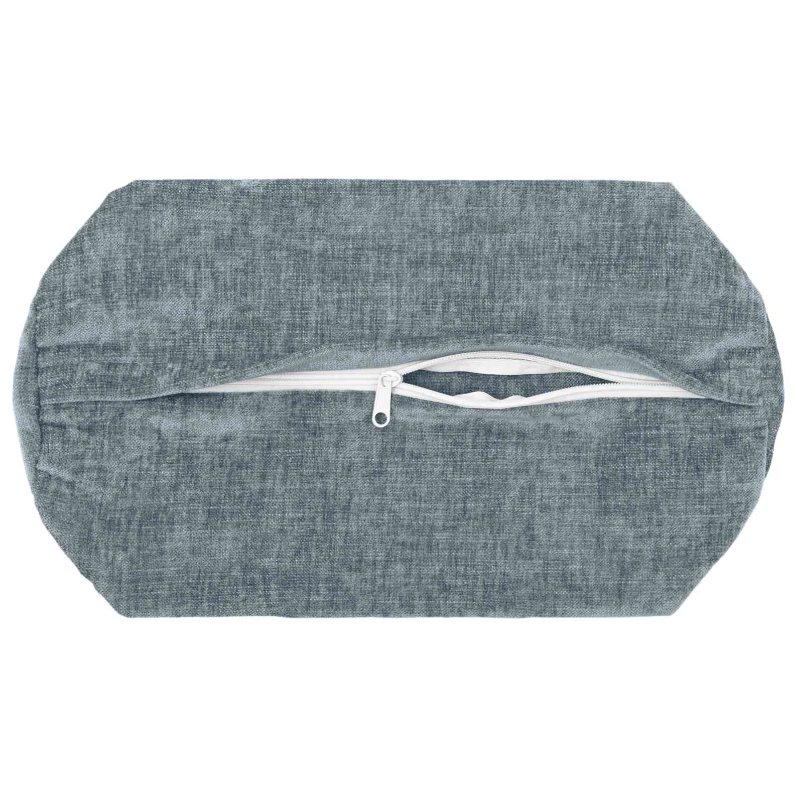 Federa 6 pz HEERLEN Azzurro Ø 15 x 40 cm Tessuto Chenille