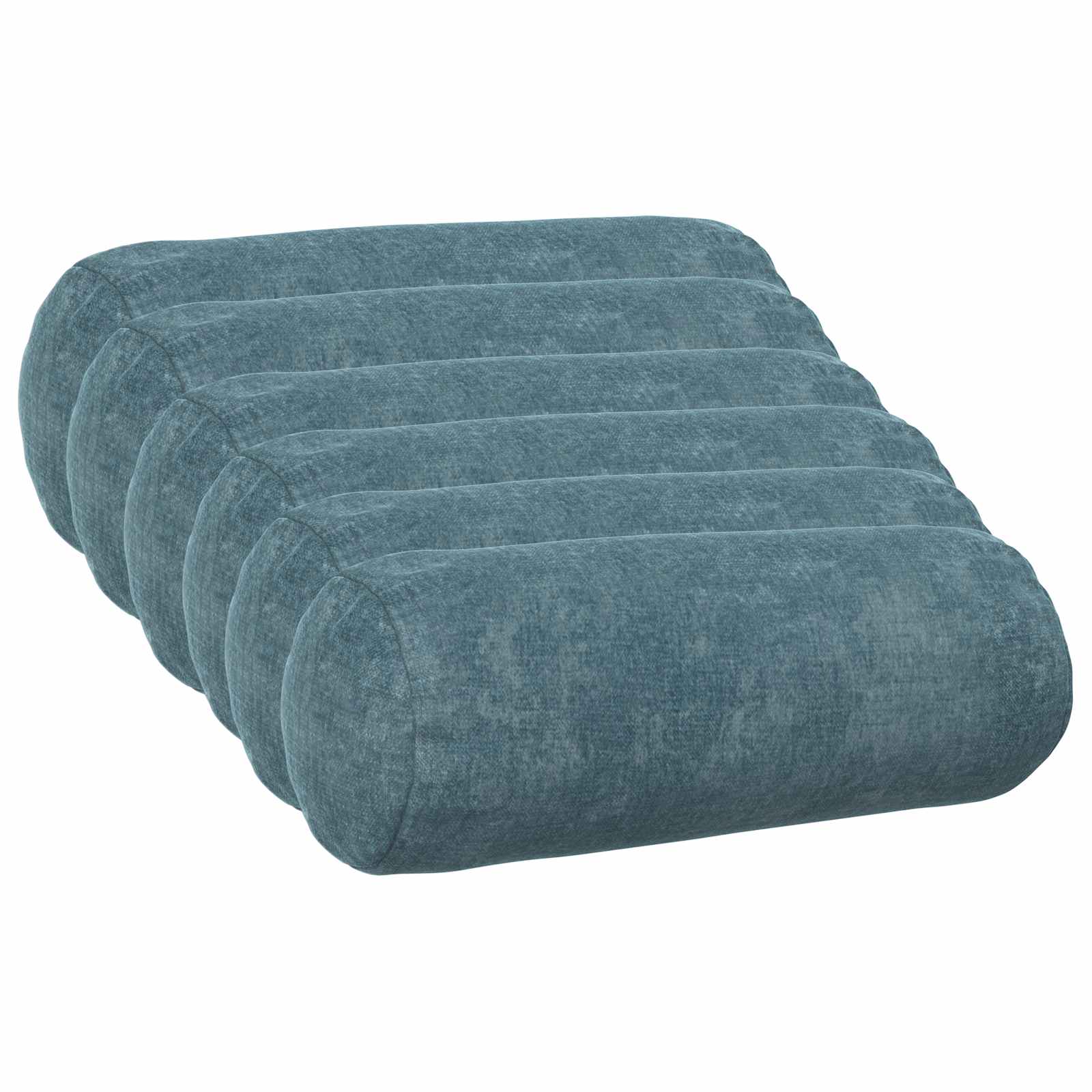 Federa 6 pz HEERLEN Blu Ø 15 x 40 cm Tessuto Chenille