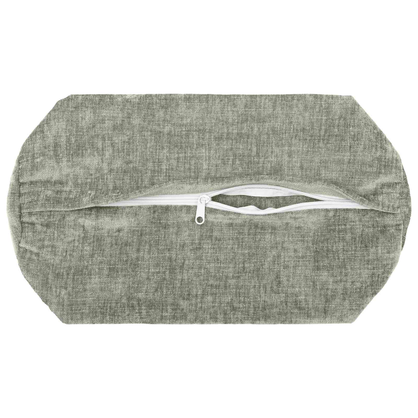 Federa 6 pz HEERLEN Verde Ø 15 x 40 cm Tessuto Chenille