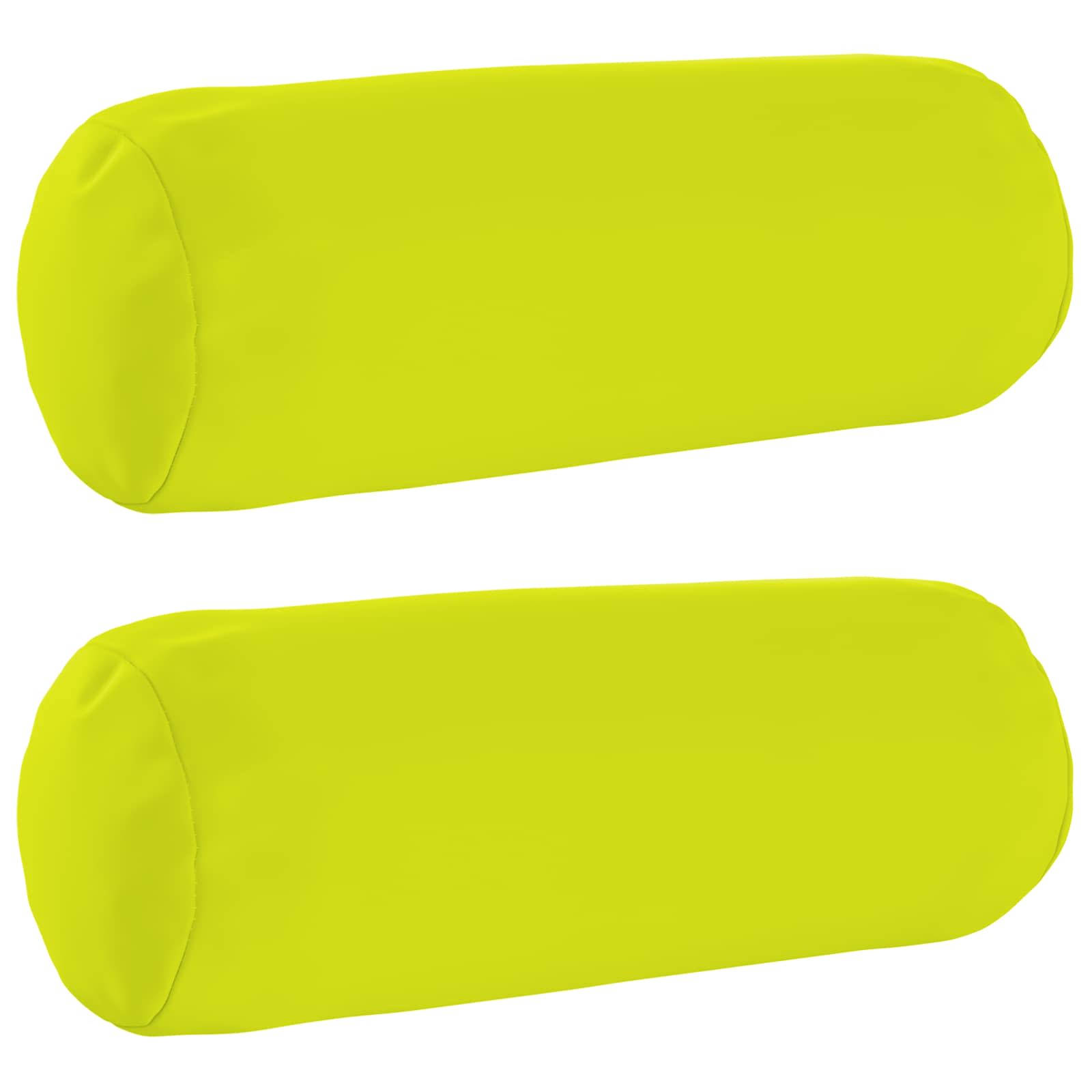 Federa 2 pcs HEERLEN Verde brillante. Ø 15 x 40 cm Poliestere