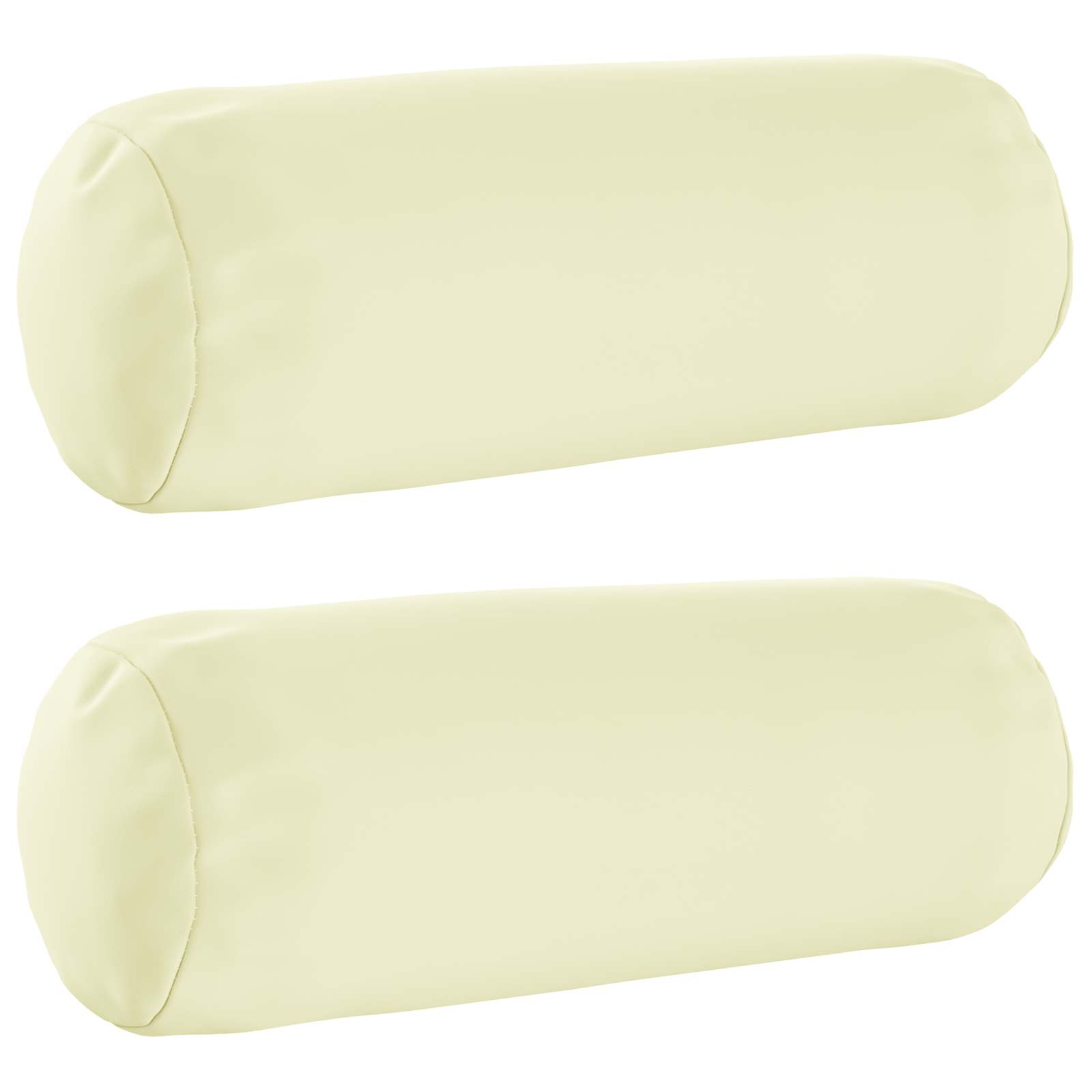 Federa 2 pcs HEERLEN Crema Ø 15 x 40 cm Poliestere