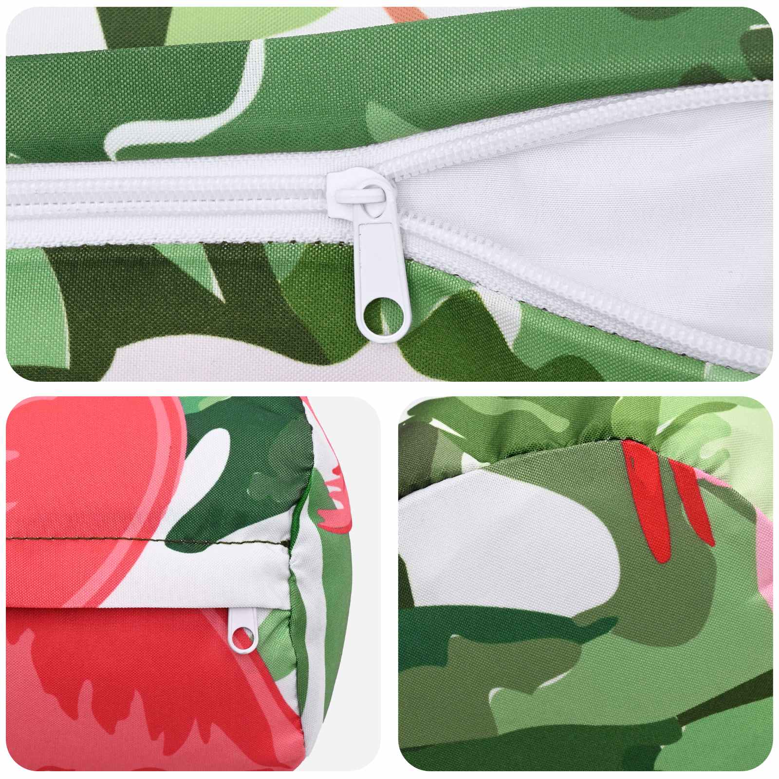 Federa 6 pcs HEERLEN Multicolore Ø 15 x 40 cm Poliestere