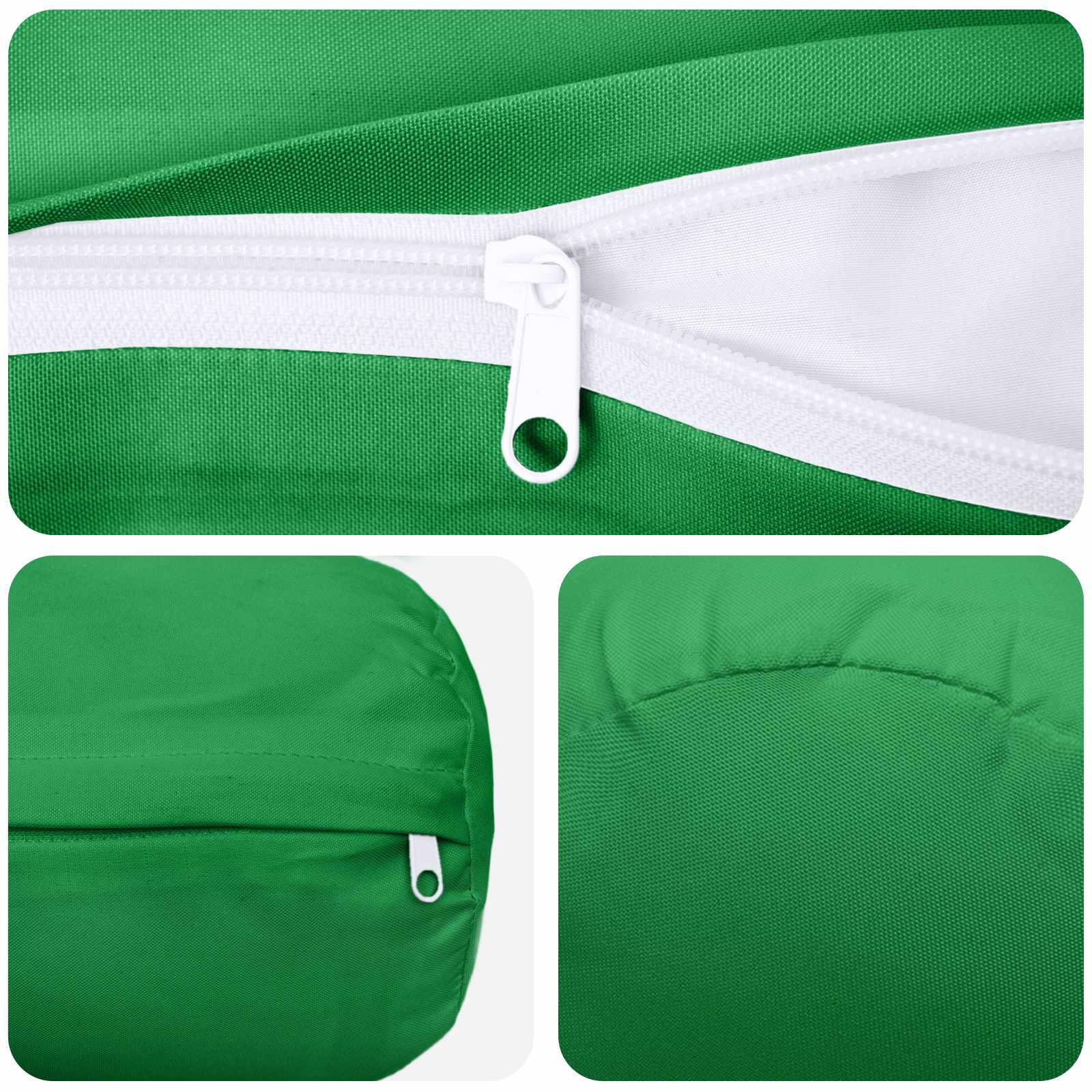 Federa 2 pcs HEERLEN Verde Ø 15 x 40 cm Poliestere