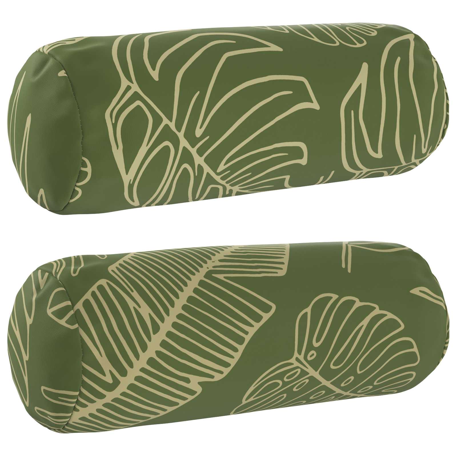 Federa 2 pcs HEERLEN Design a foglia Ø 15 x 40 cm Poliestere