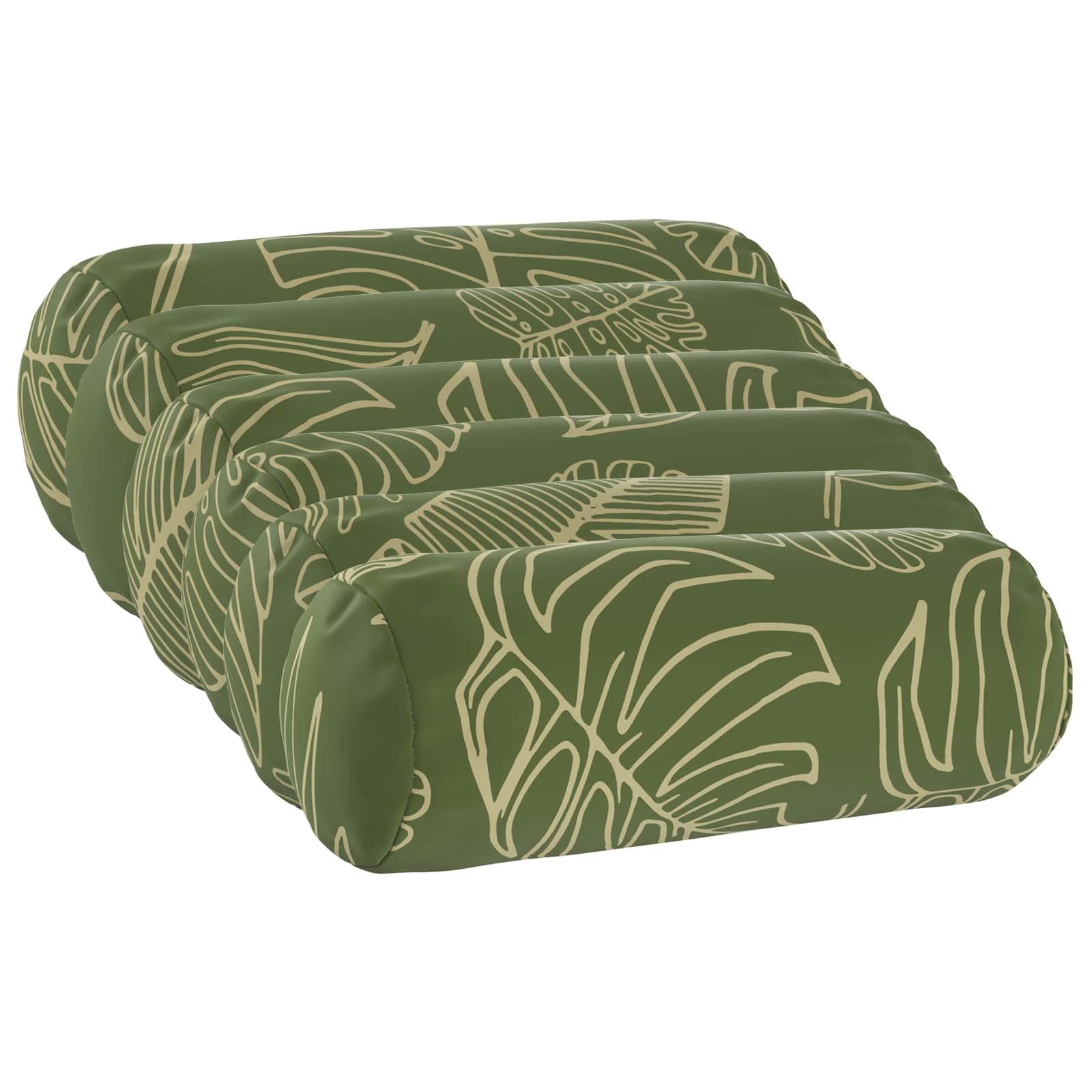 Federa 6 pcs HEERLEN Design a foglia Ø 15 x 40 cm Poliestere