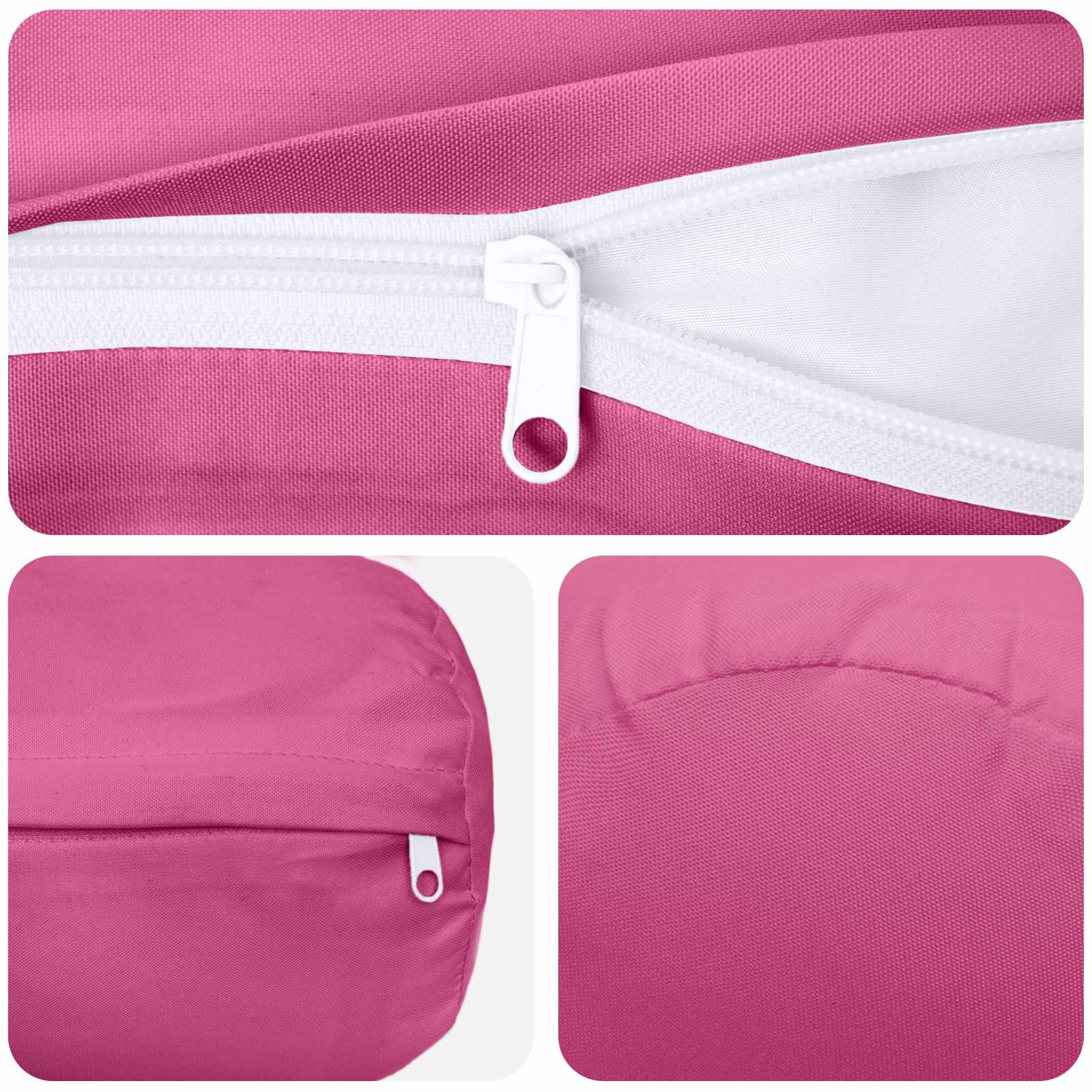 Federa 2 pcs HEERLEN Rosa Ø 15 x 40 cm Poliestere