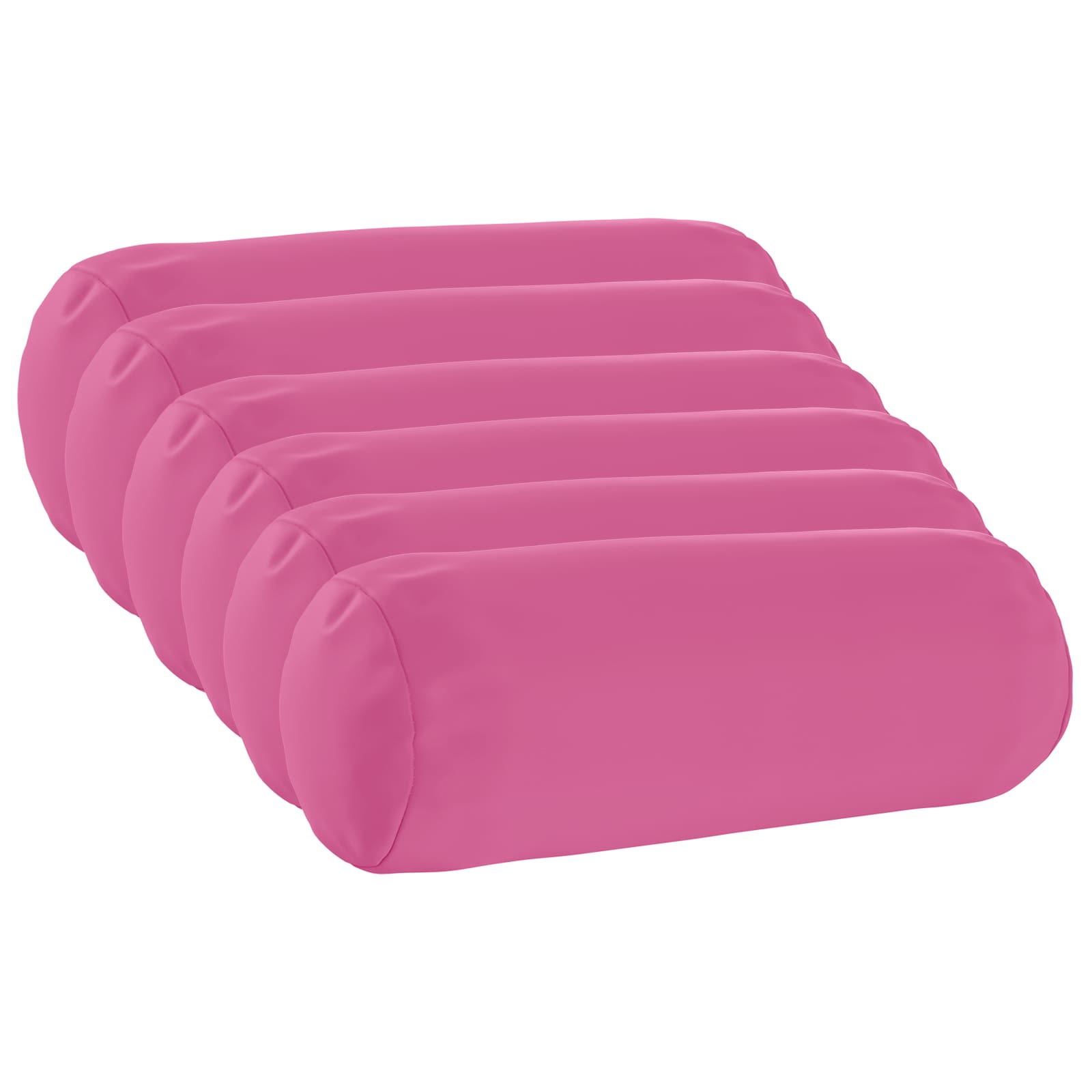 Federa 6 pcs HEERLEN Rosa Ø 15 x 40 cm Poliestere