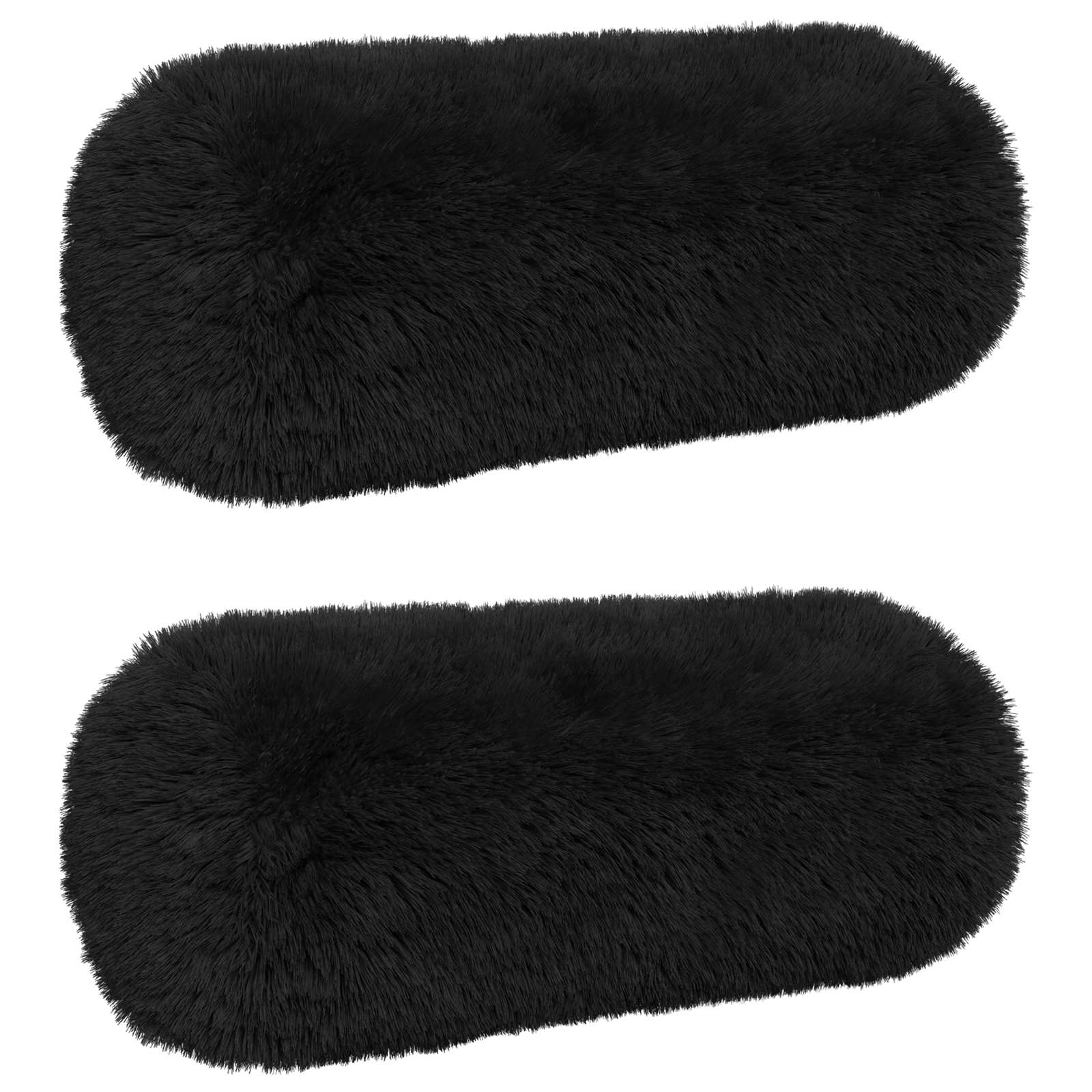 Federa 2 pcs HEERLEN Nero Ø 15 x 40 cm Fleece PV