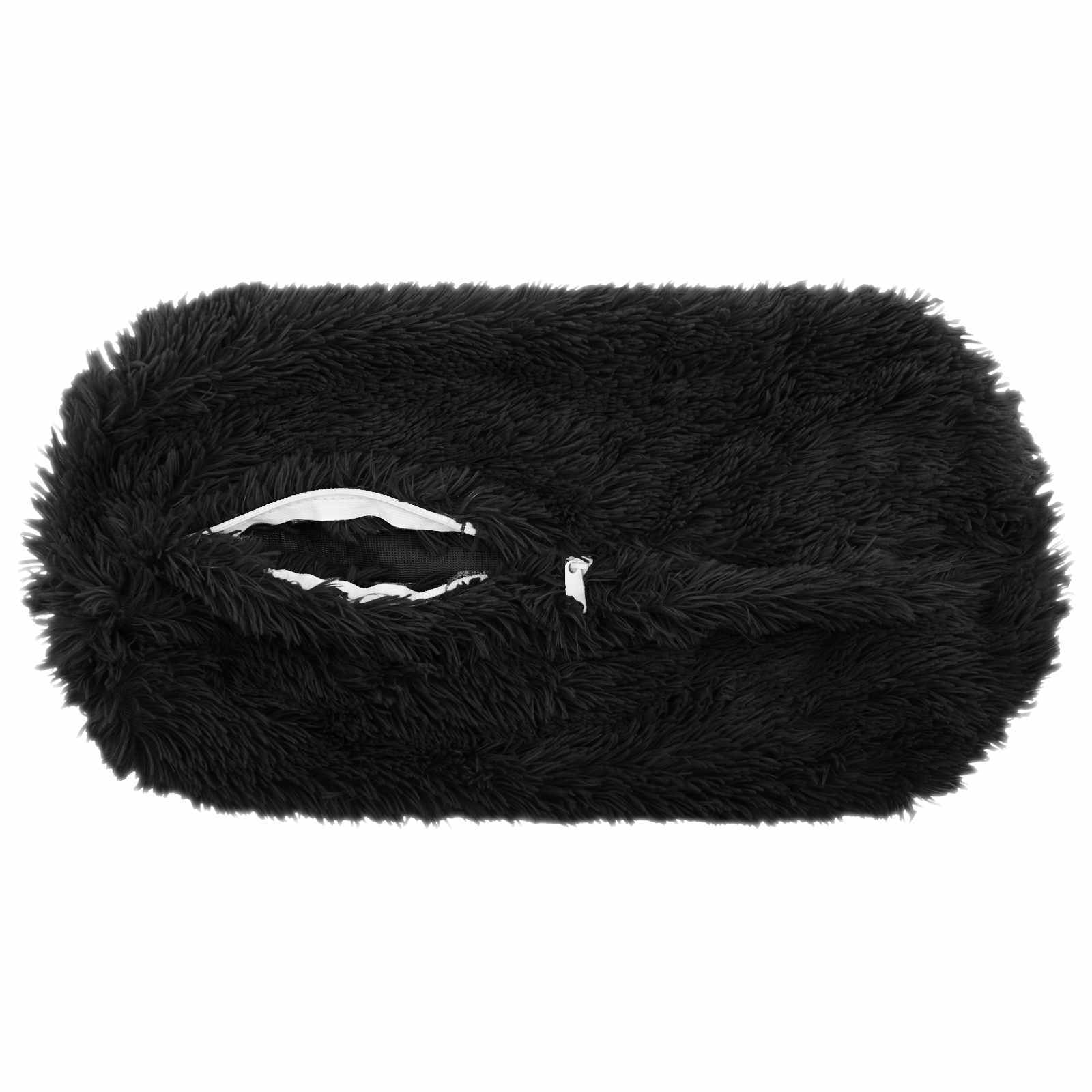 Federa 2 pcs HEERLEN Nero Ø 15 x 40 cm Fleece PV
