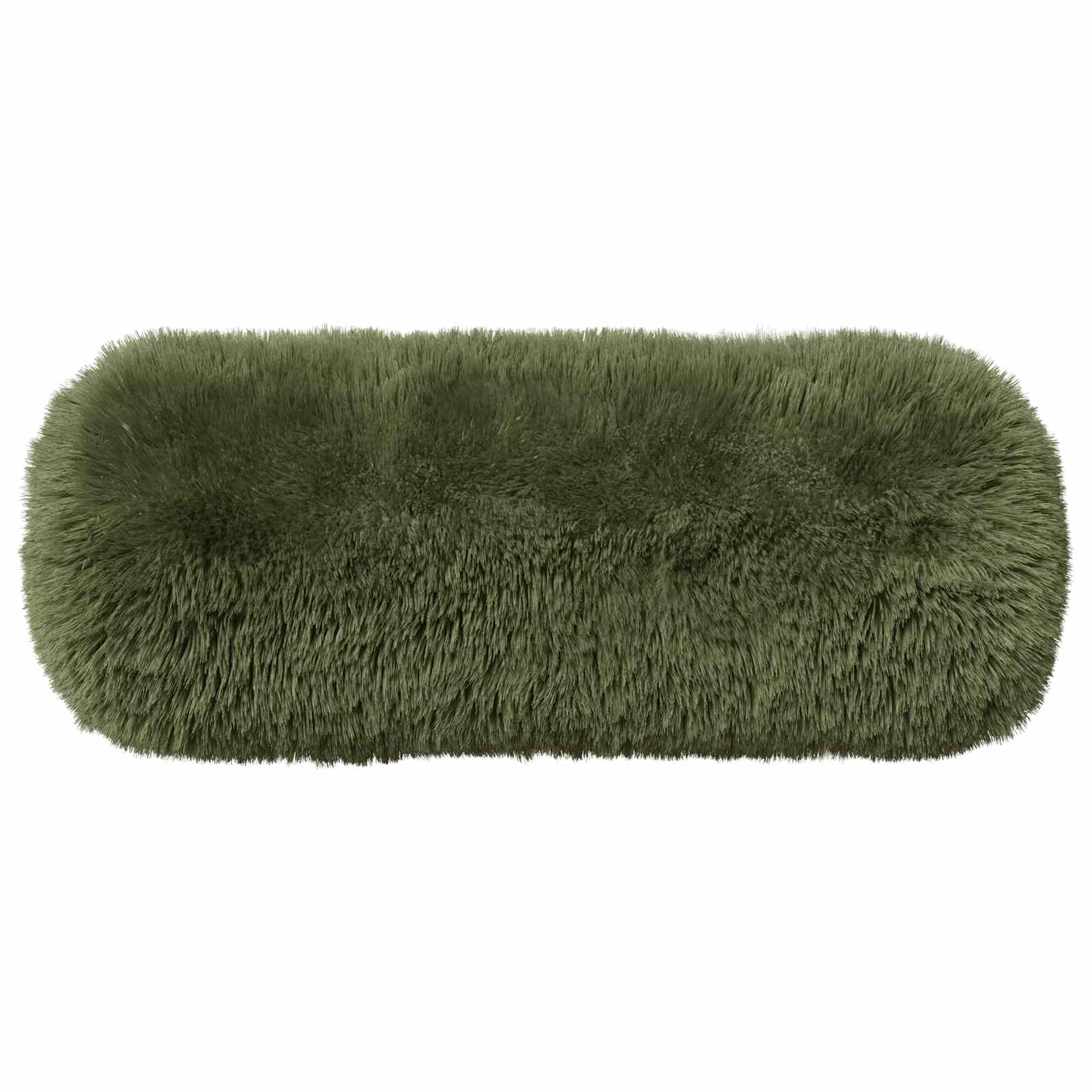 Federa 6 pcs HEERLEN Verde Ø 15 x 40 cm Fleece PV