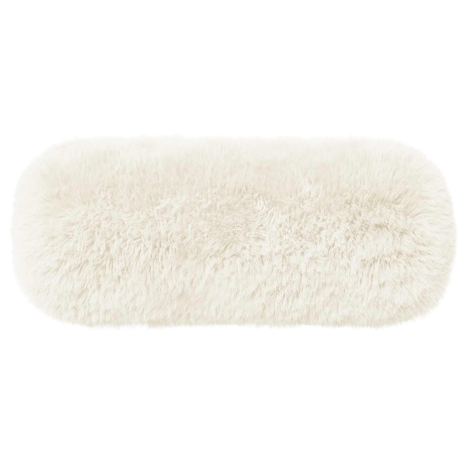 Federa 2 pcs HEERLEN Bianco Ø 15 x 40 cm Fleece PV