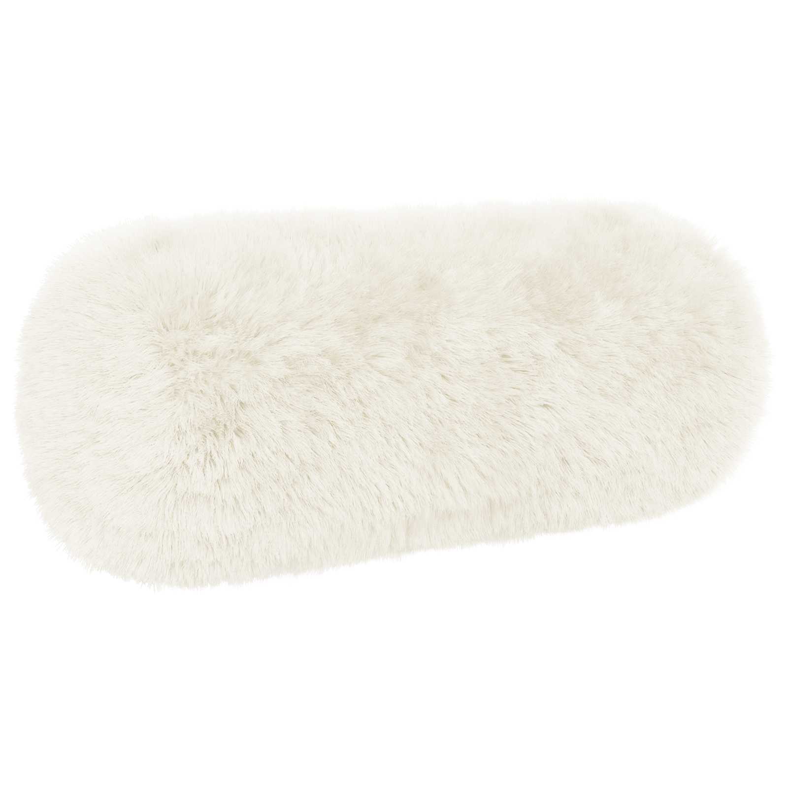 Federa 6 pcs HEERLEN Bianco Ø 15 x 40 cm Fleece PV