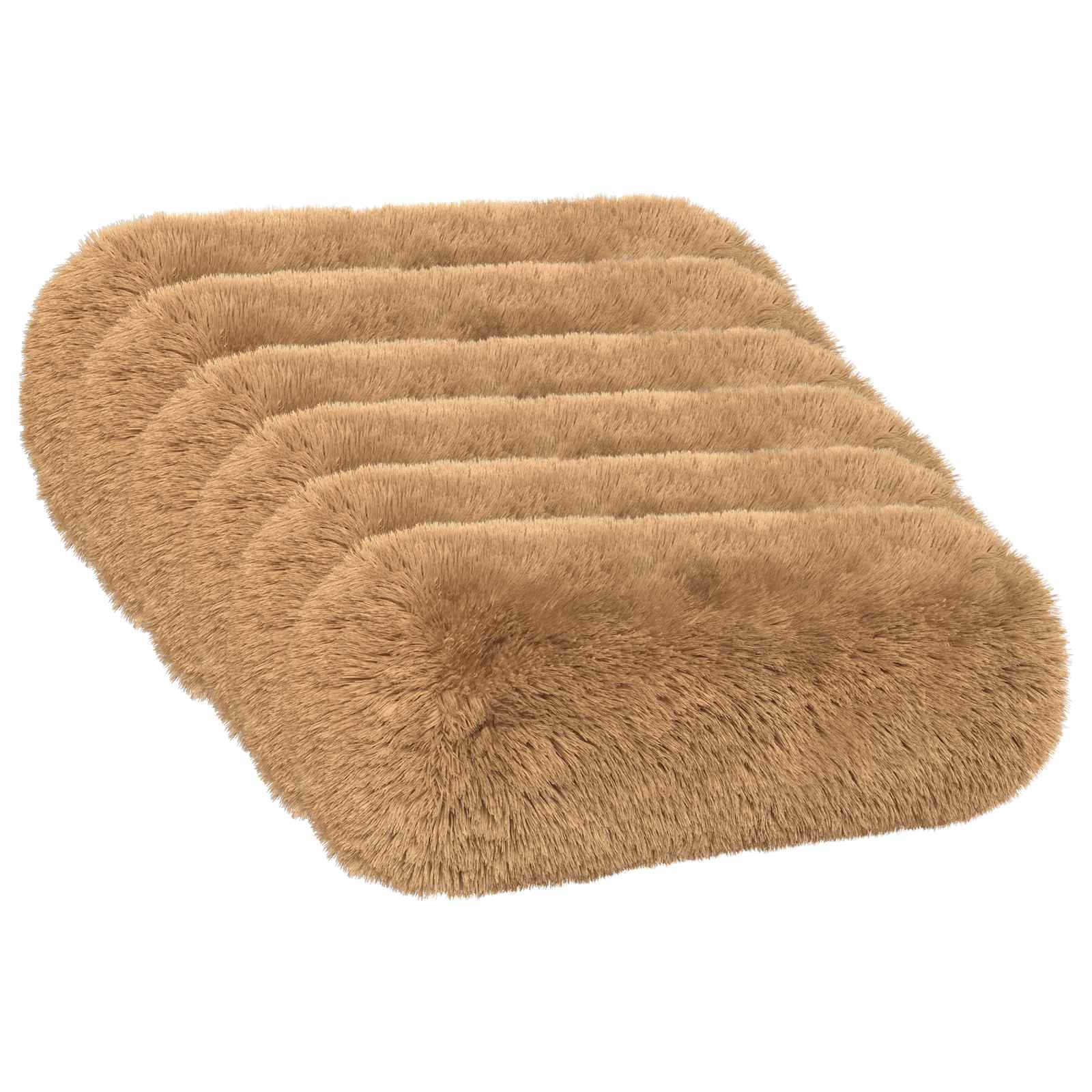 Federa 6 pcs HEERLEN Tortora Ø 15 x 40 cm Fleece PV