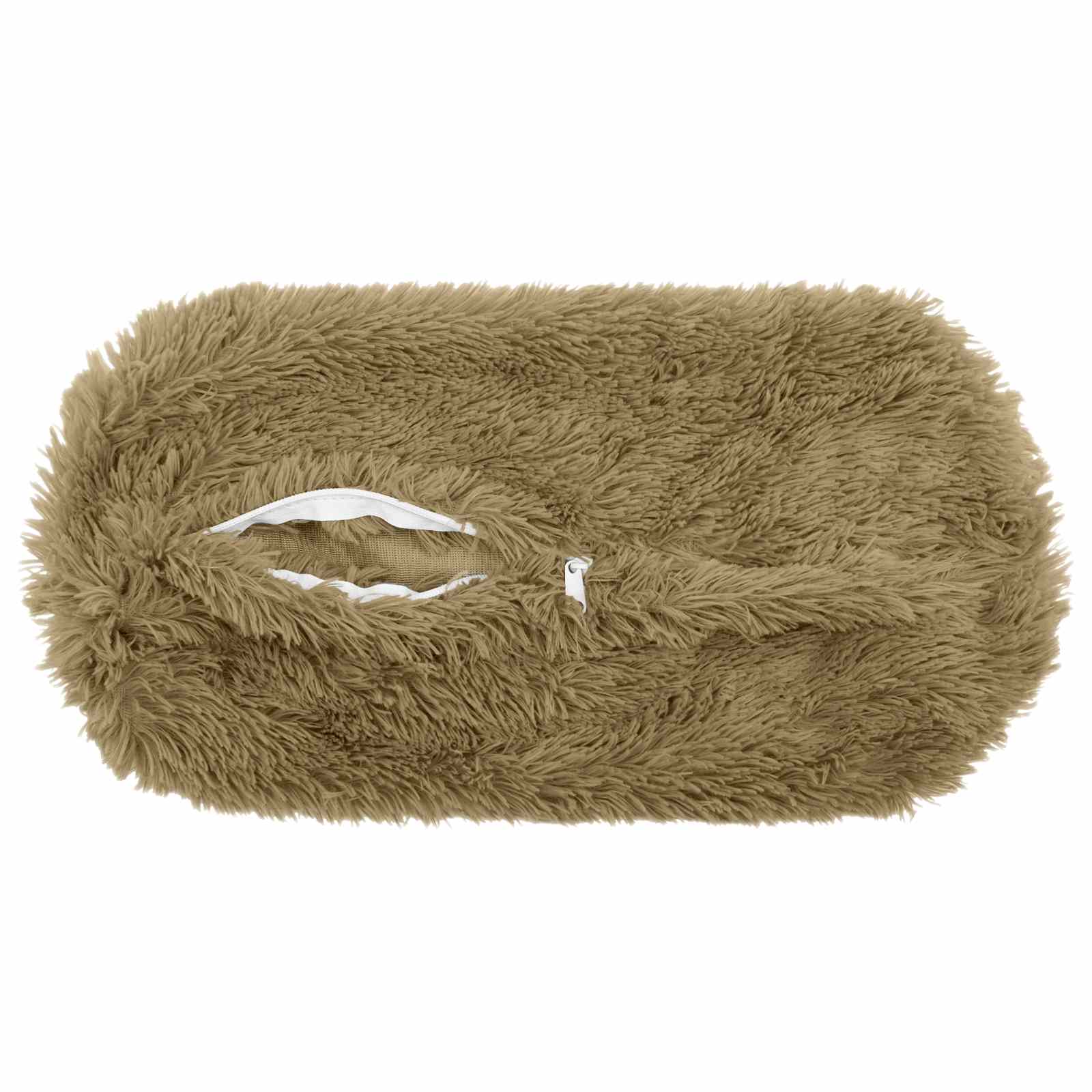 Federa 2 pcs HEERLEN Verde chiaro Ø 15 x 40 cm Fleece PV