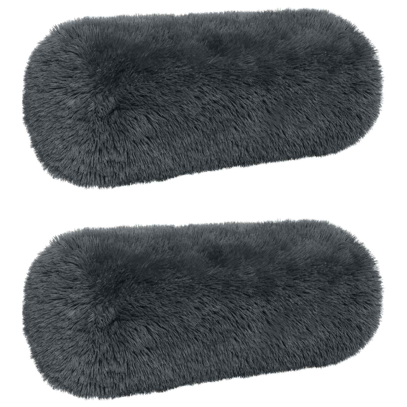 Federa 2 pcs HEERLEN Antracite Ø 15 x 40 cm Fleece PV