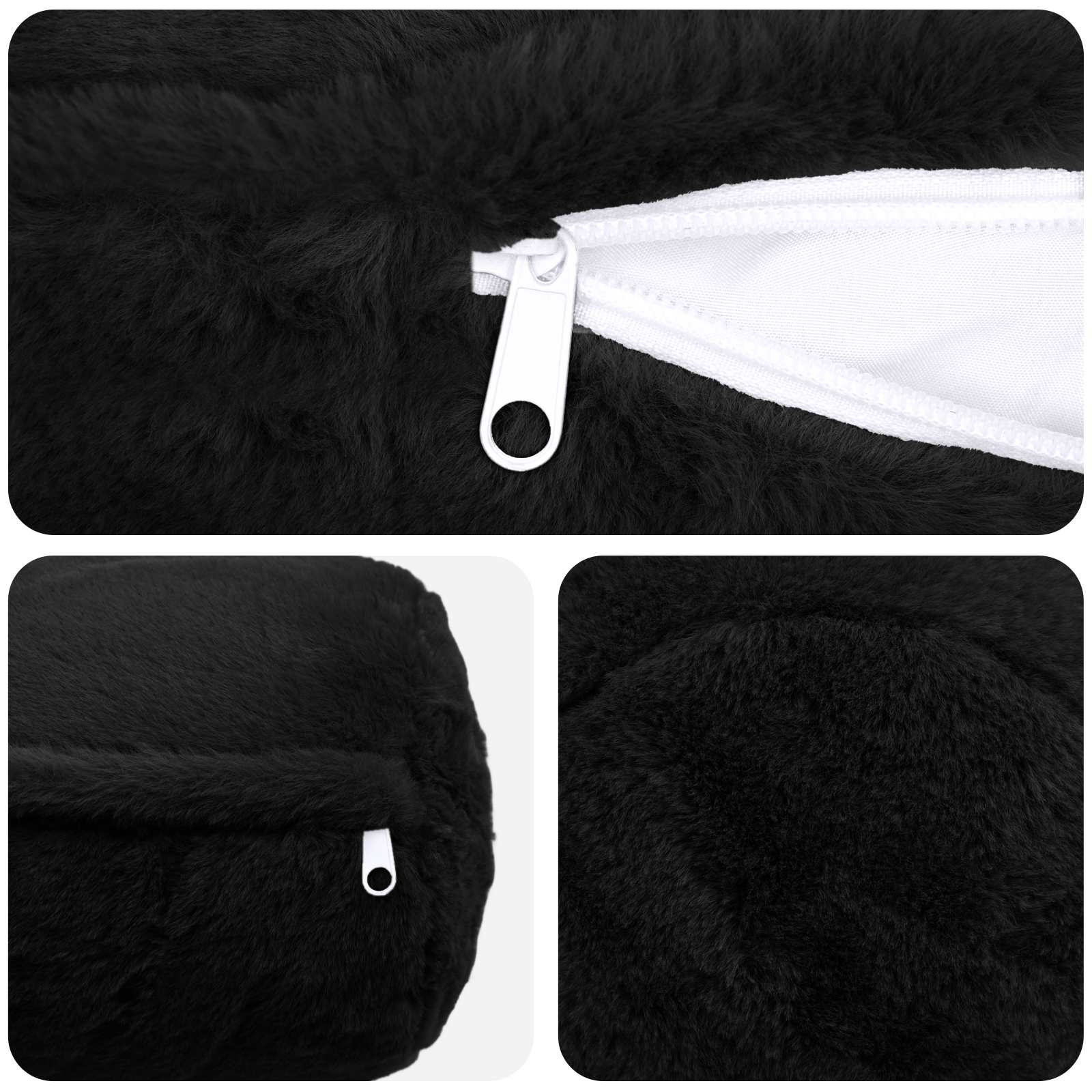 Federa 2 pz HEERLEN Nero Ø 15 x 40 cm