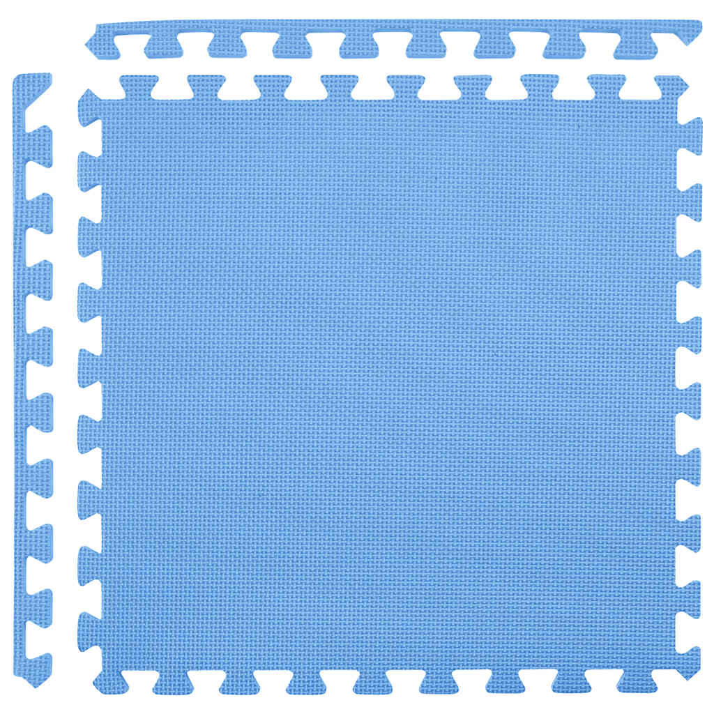 Tappetino a Incastro 6 pz 2,16 m² in Schiuma EVA Blu