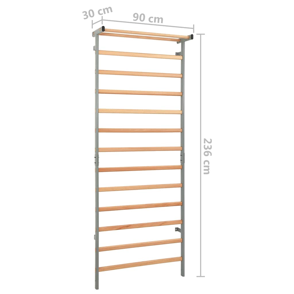 Set Arrampicata per Ginnastica per Interni 90x30x236 cm