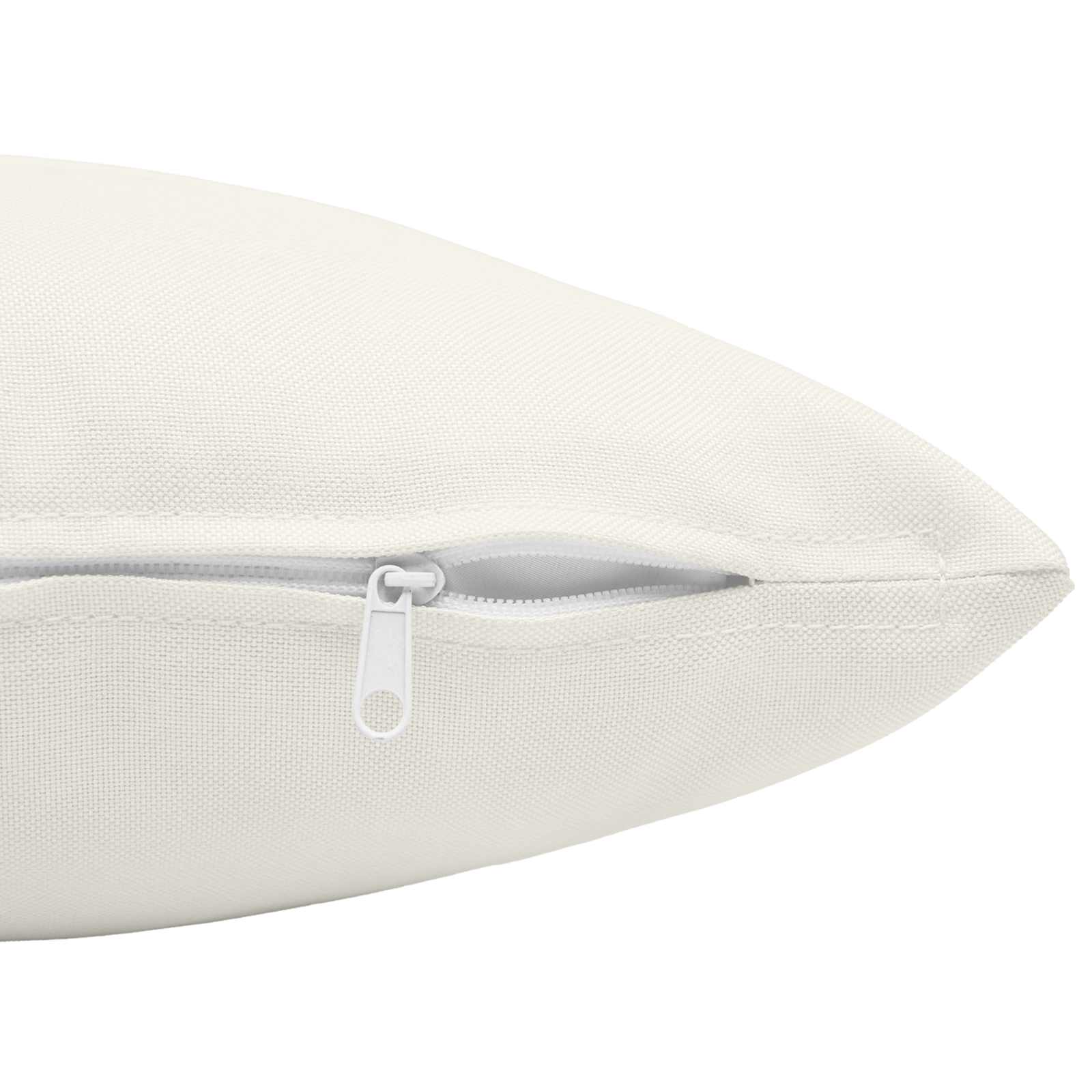 Cuscino con cuscino HEERLEN 2 pz Bianco Tessuto