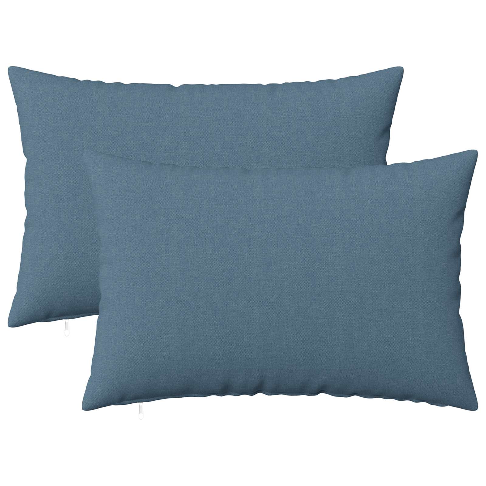 Cuscino con cuscino HEERLEN 2 pz Blu jeans Tessuto
