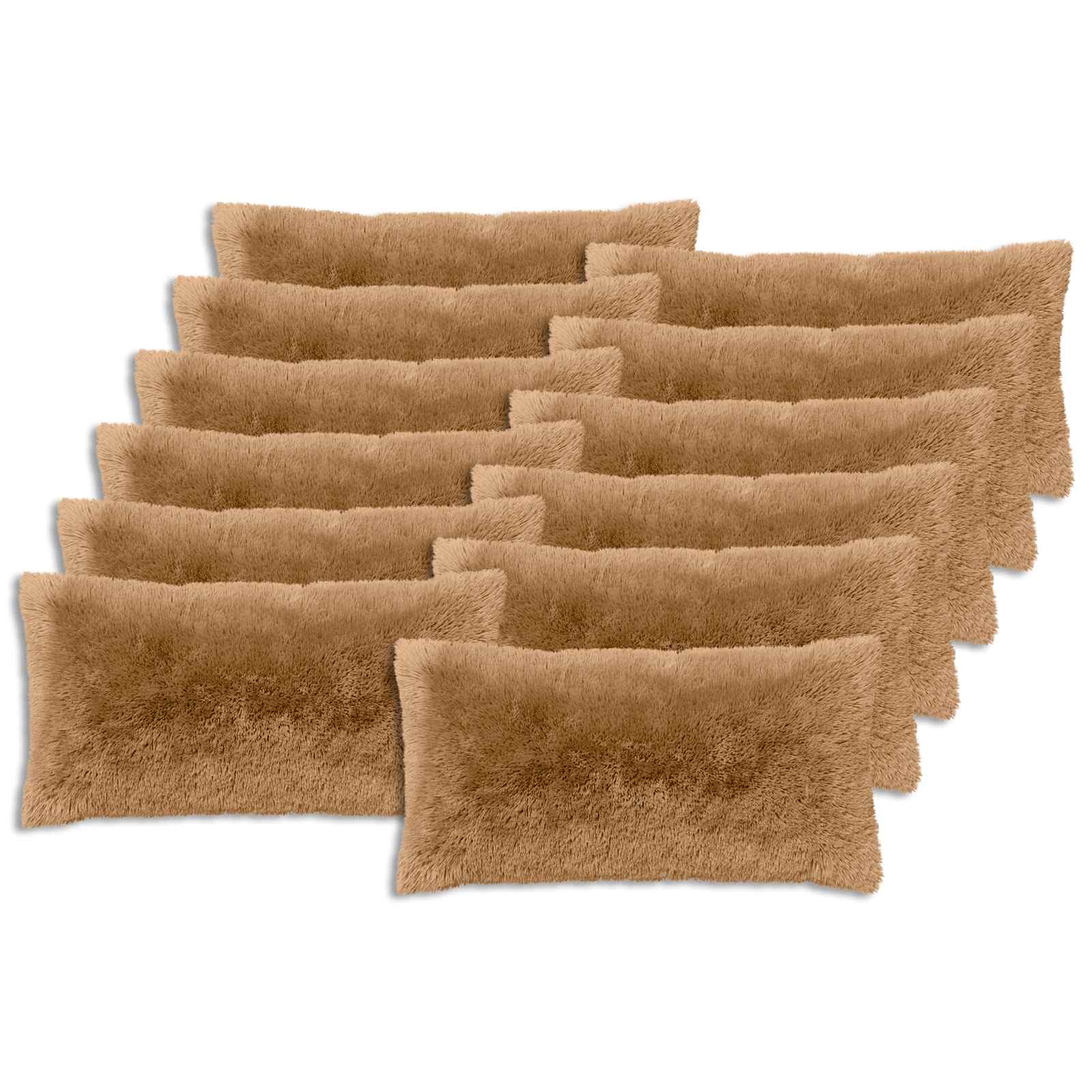 Cuscino con cuscino HEERLEN 12 pz Tortora Fleece PV