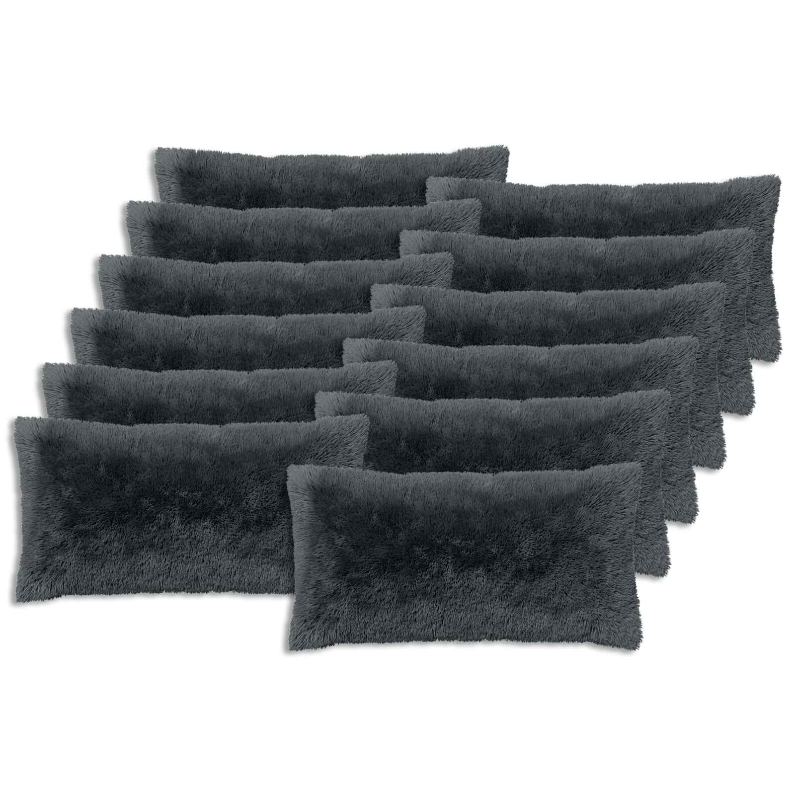 Cuscino con cuscino HEERLEN 12 pz Antracite Fleece PV