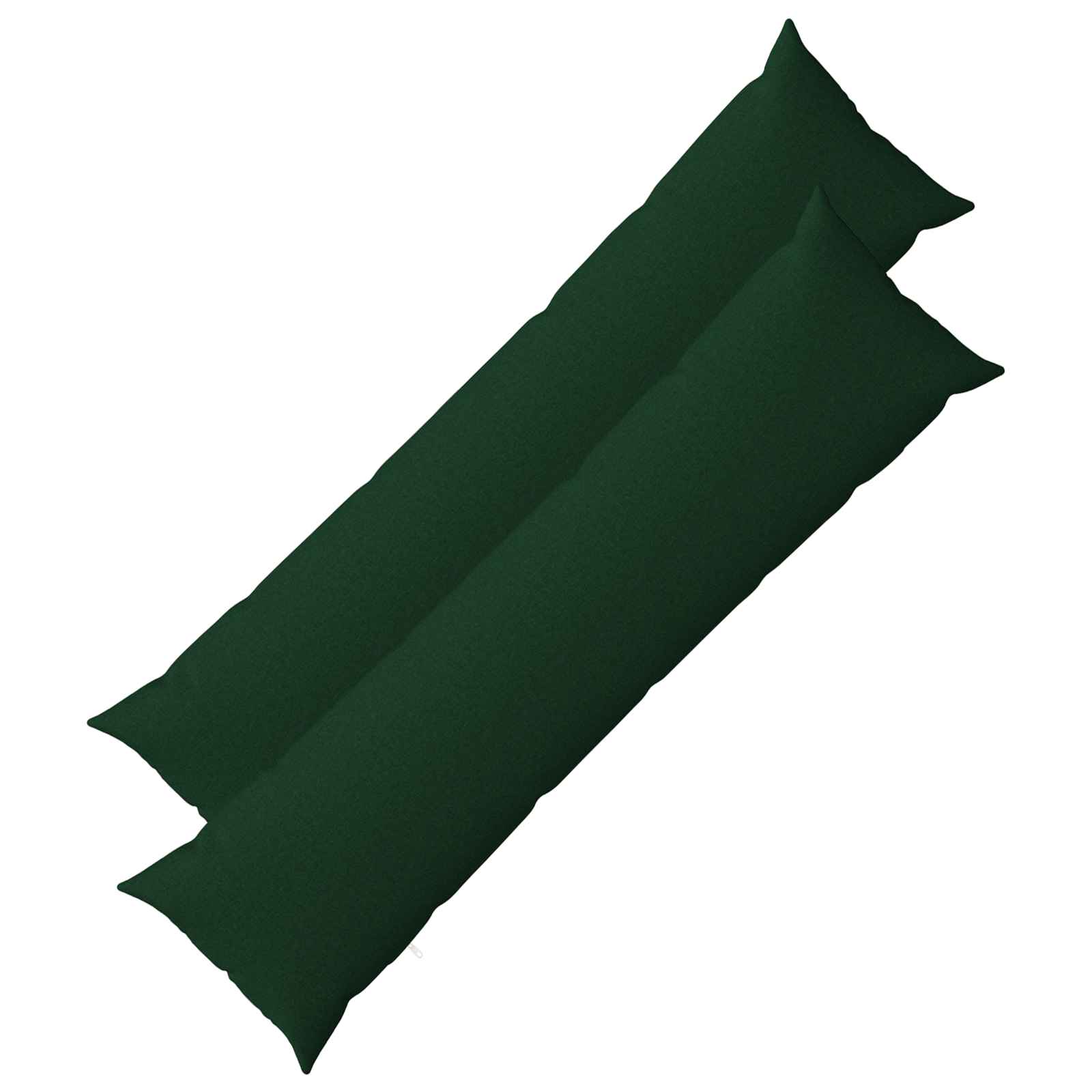 Cuscino con cuscino HEERLEN 2 pz Verde Scuro Tessuto
