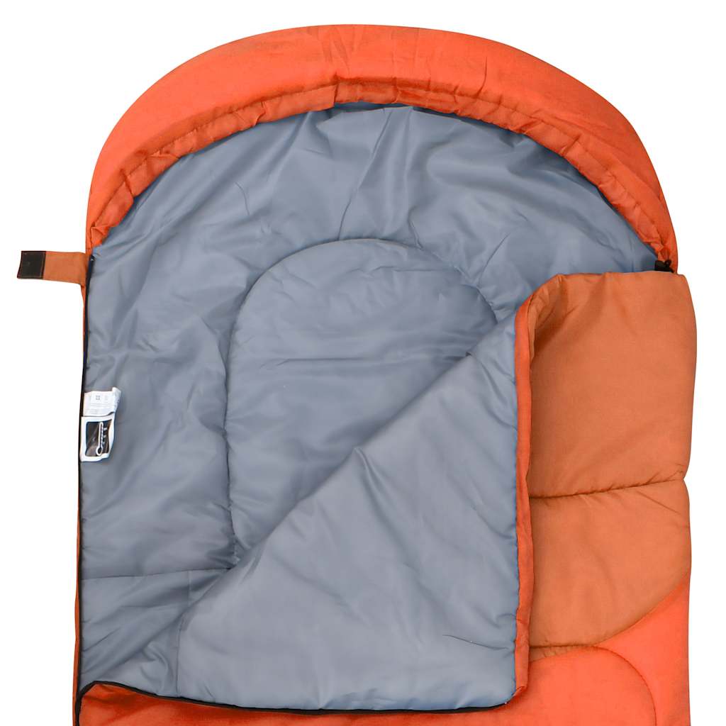Sacchi a Pelo Ultraleggeri 2 pz Arancione 15°C 850 g