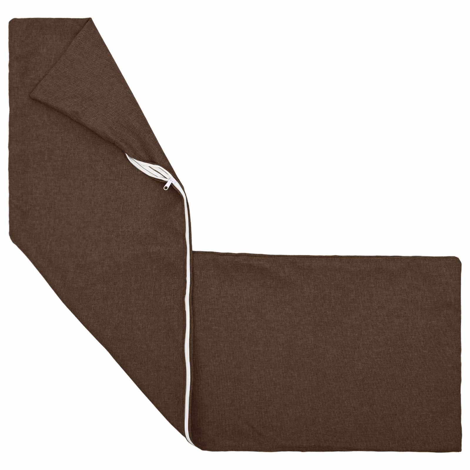 Cuscino con cuscino HEERLEN Marrone 40 x 145 cm Tessuto