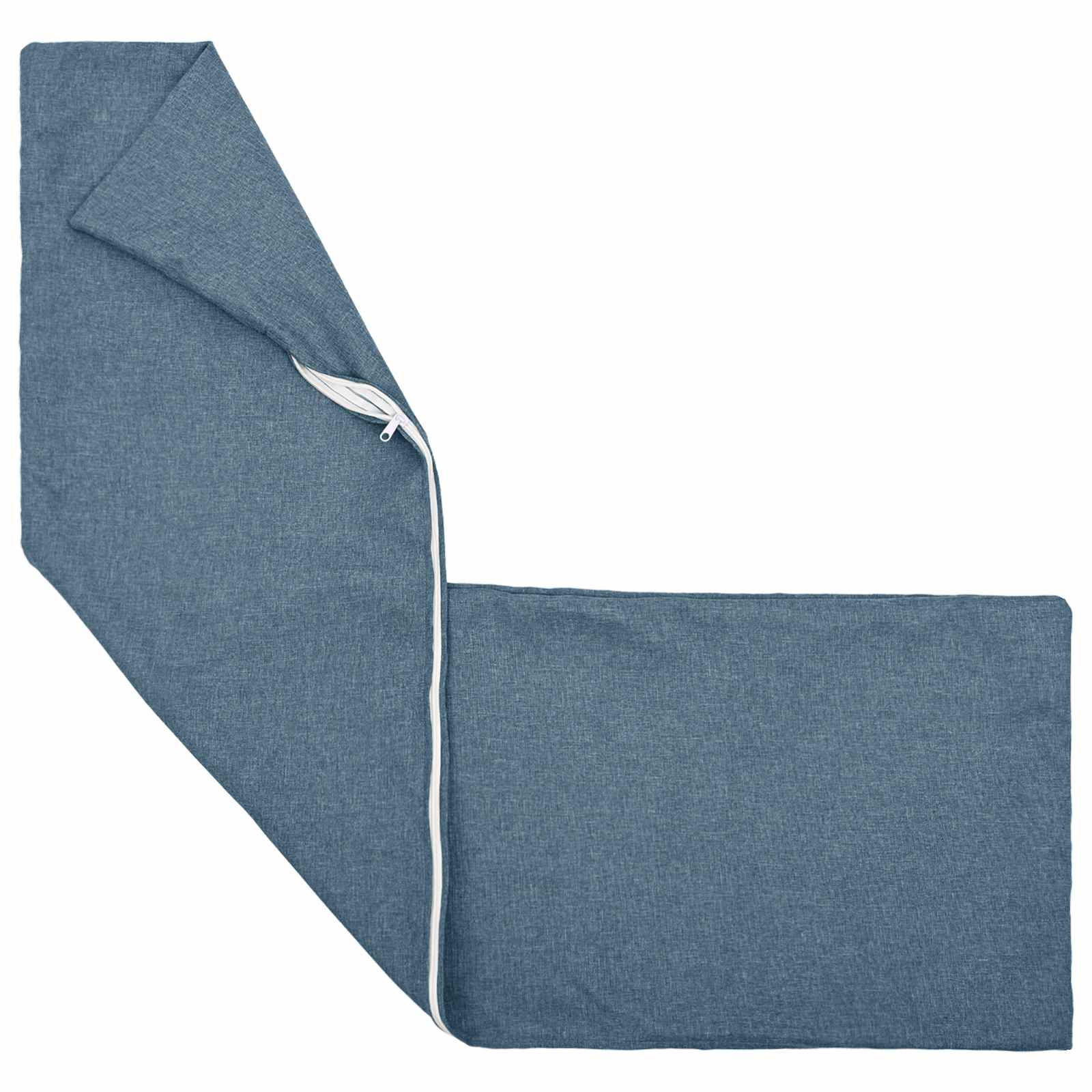 Cuscino con cuscino HEERLEN 2 pz Blu jeans Tessuto