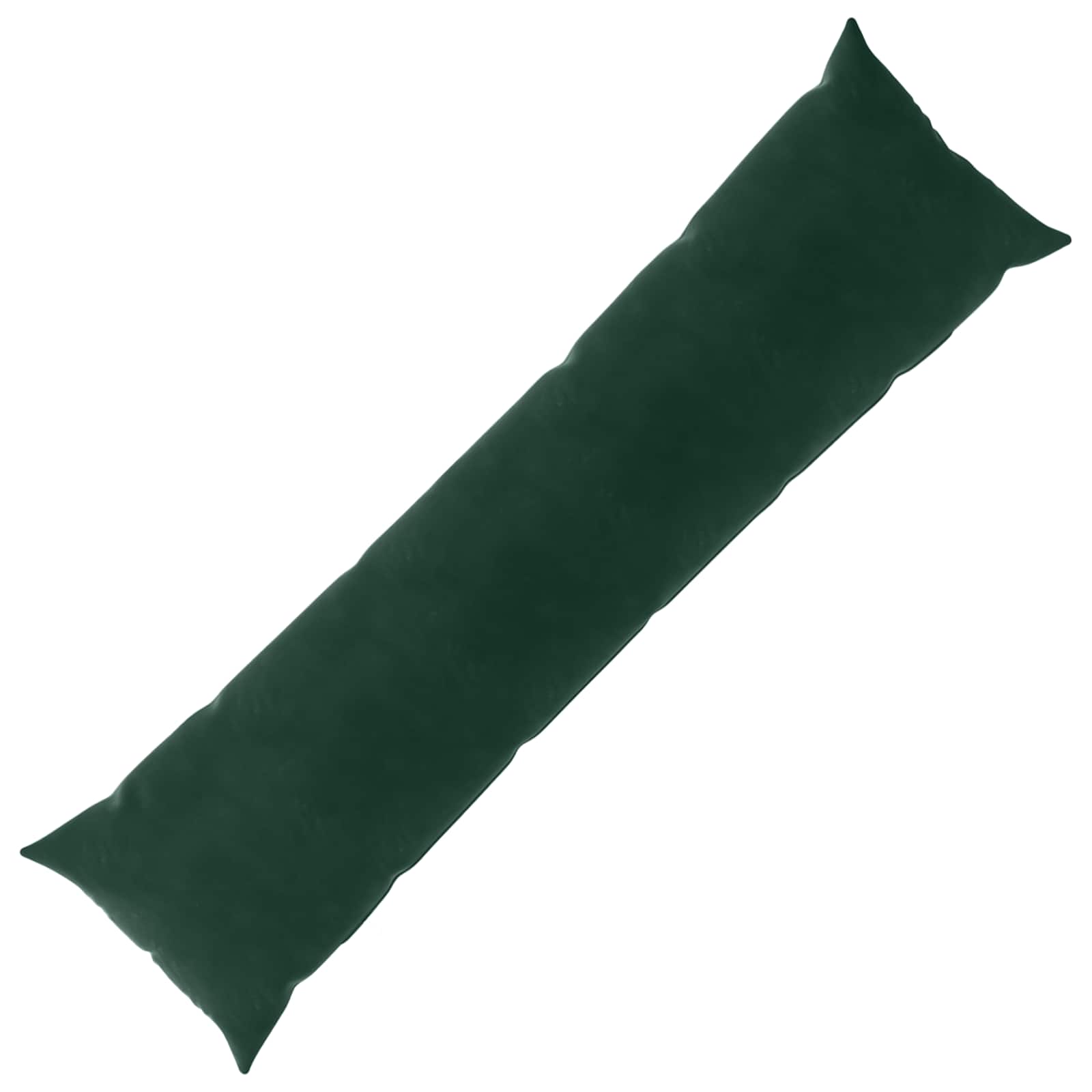 Cuscino con cuscino HEERLEN Verde Scuro 40 x 145 cm Velluto