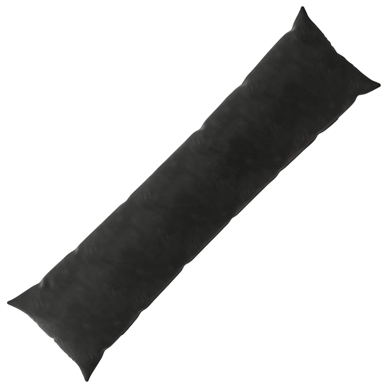 Cuscino con cuscino HEERLEN Nero 40 x 145 cm Velluto