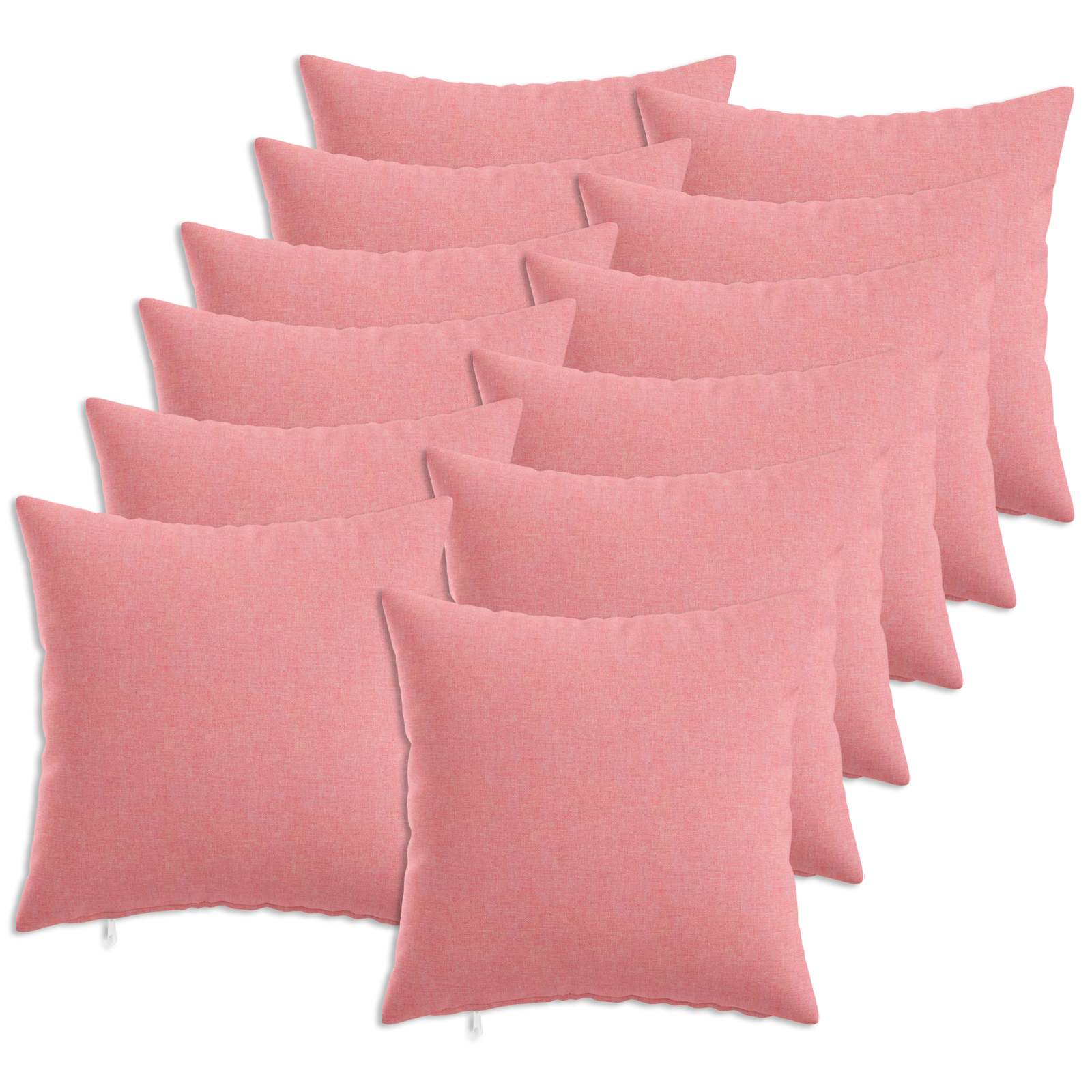 Cuscino con cuscino HEERLEN 12 pz Rosa Tessuto