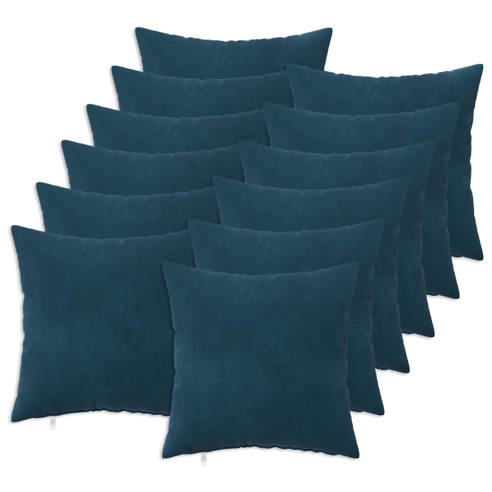 Cuscino con cuscino HEERLEN 12 pz Blu Velluto