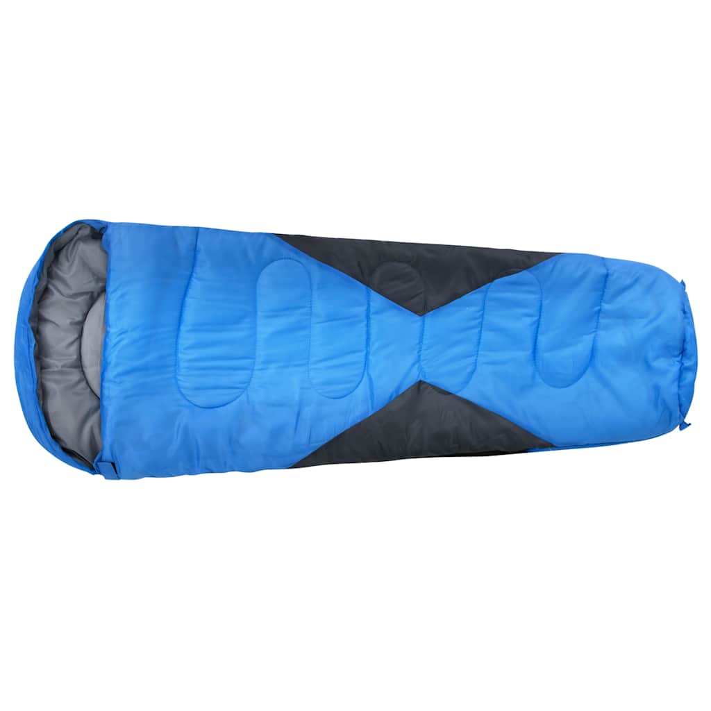 Sacco a Pelo Avvolgente Ultraleggero Bambino Blu 670g 10°C