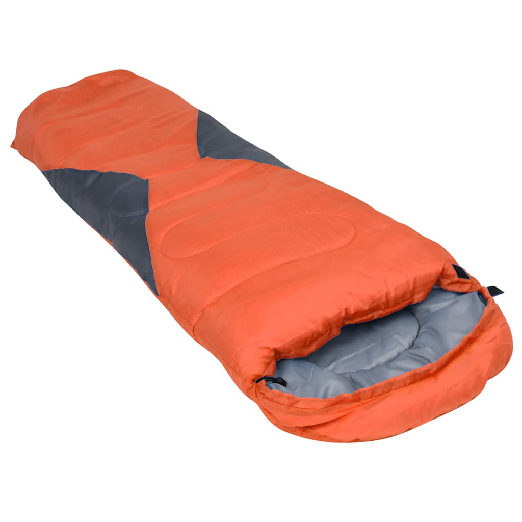 Sacco a Pelo Avvolgente Ultraleggero Bambino Arancio 670g 10°C