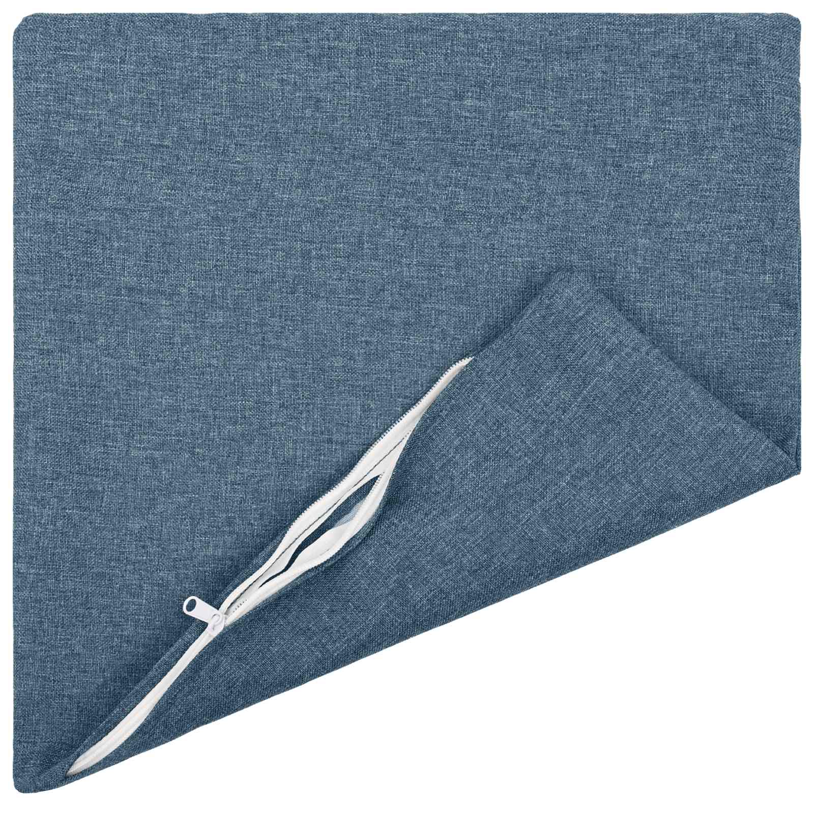 Cuscino con cuscino HEERLEN 6 pz Blu jeans Tessuto
