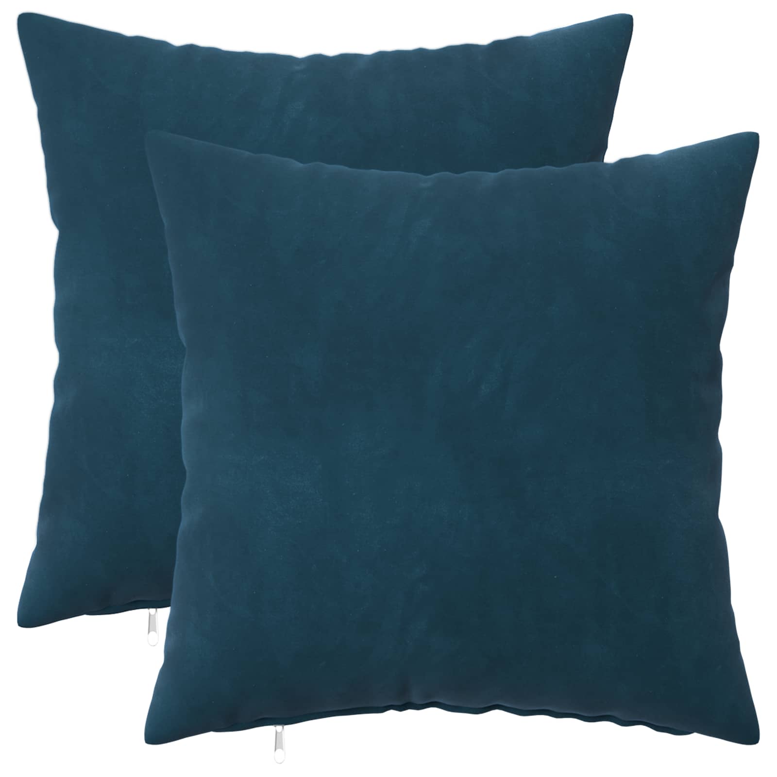 Cuscino con cuscino HEERLEN 2 pz Blu Velluto
