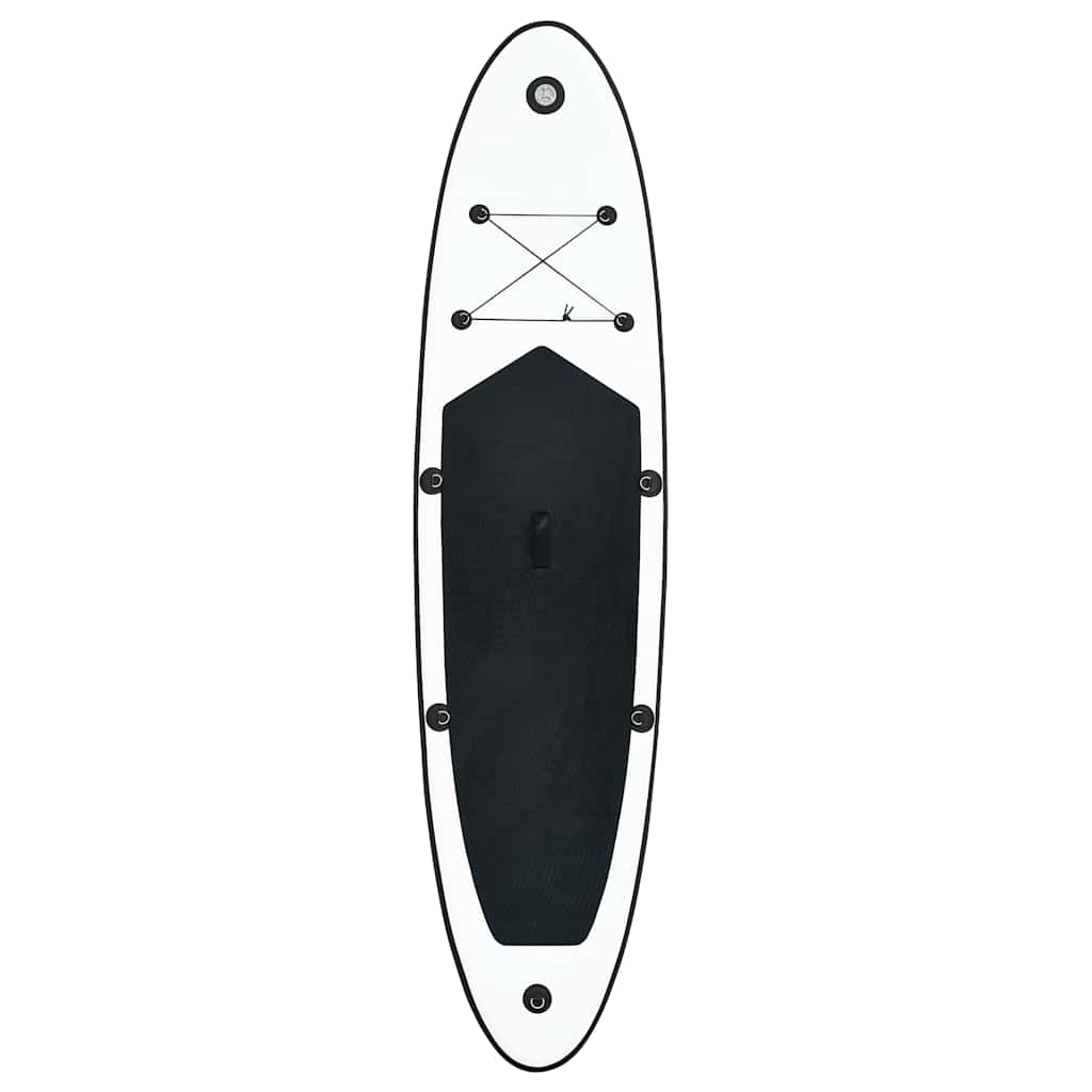 Set Tavola da SUP Gonfiabile Nero e Bianco