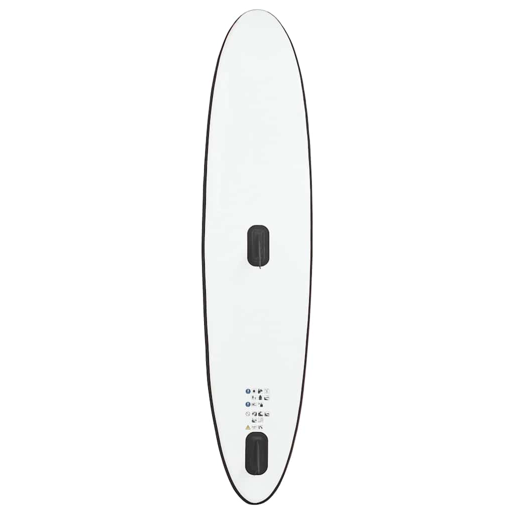 Set Tavola Gonfiabile da SUP con Vela Nero e Bianco