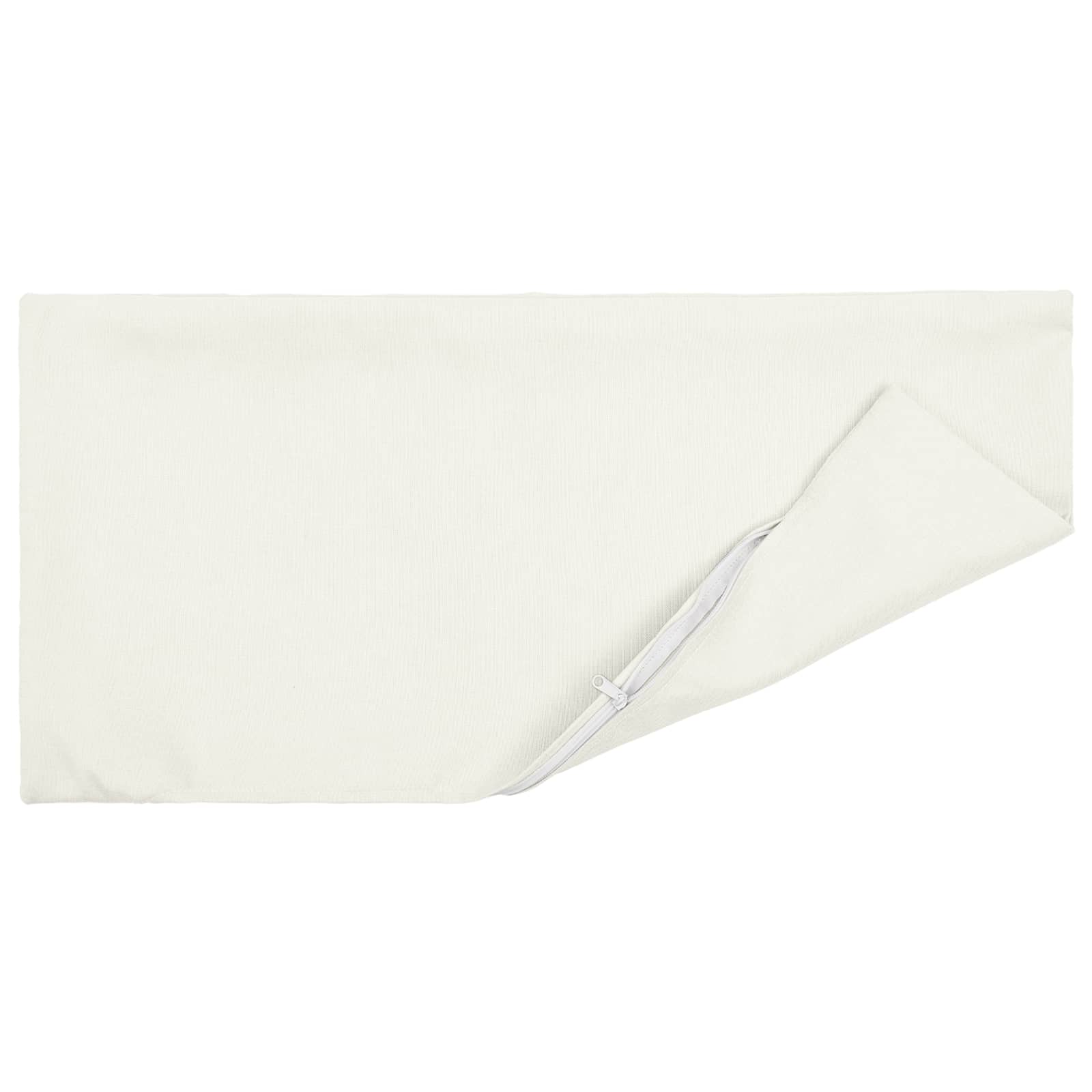 Cuscino con cuscino HEERLEN 2 pz Bianco Tessuto