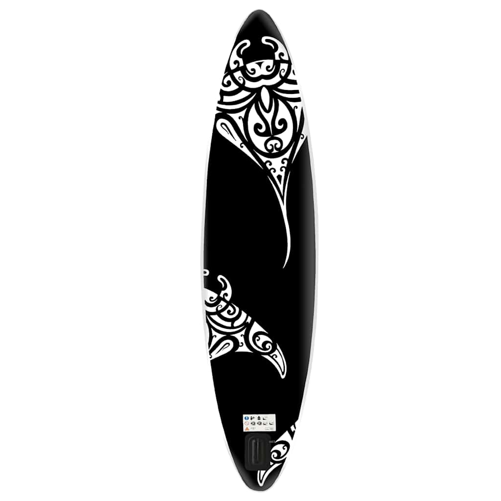 Set Tavola Gonfiabile da SUP 305x76x15 cm Nera