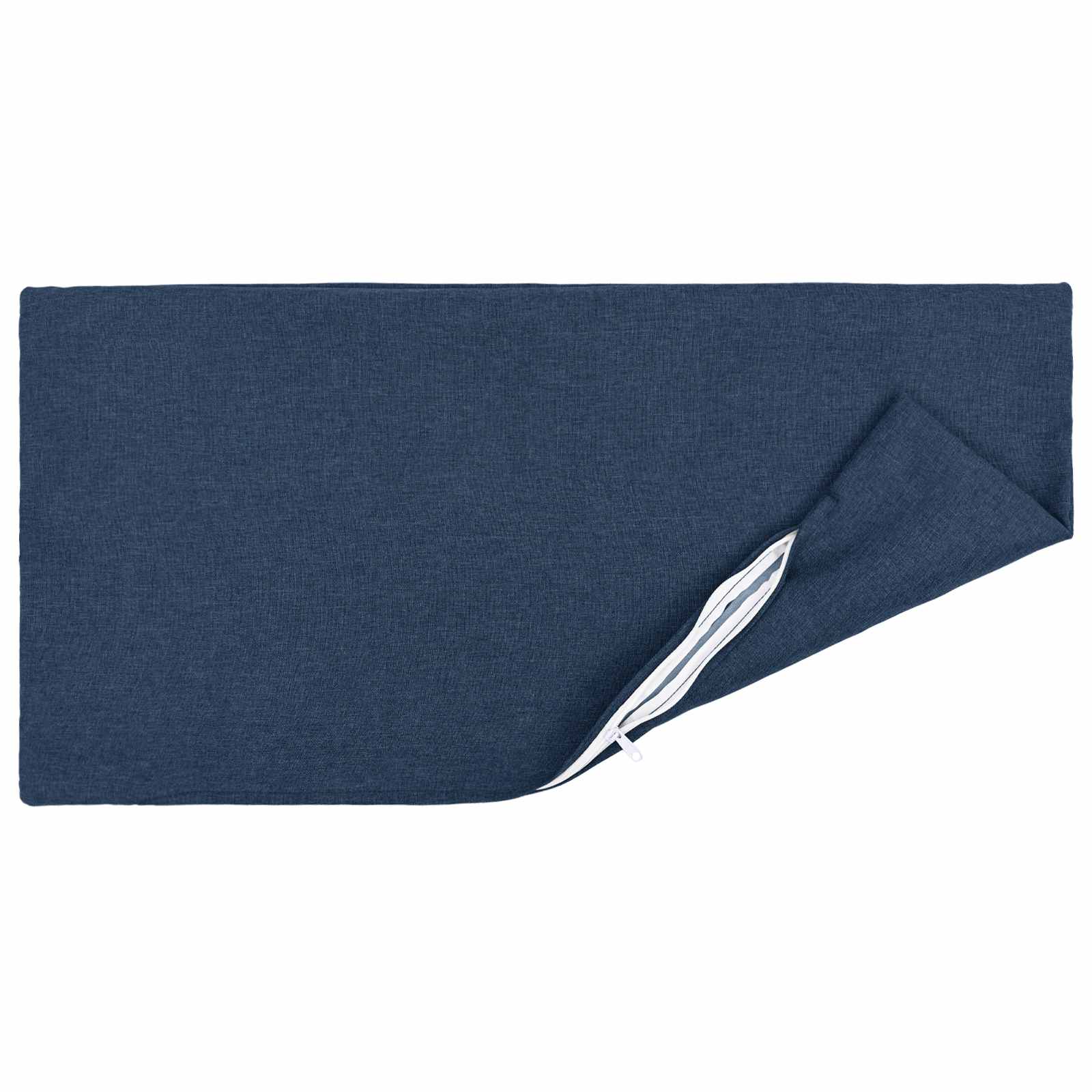 Cuscino con cuscino HEERLEN 2 pz Blu Tessuto
