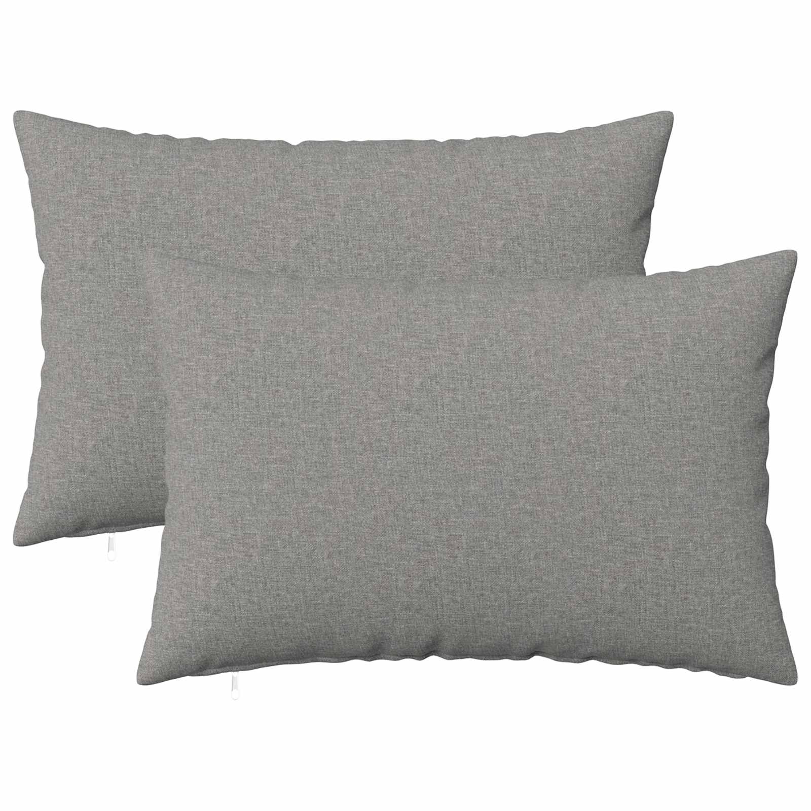 Cuscino con cuscino HEERLEN 2 pz Grigio Nuvola Tessuto